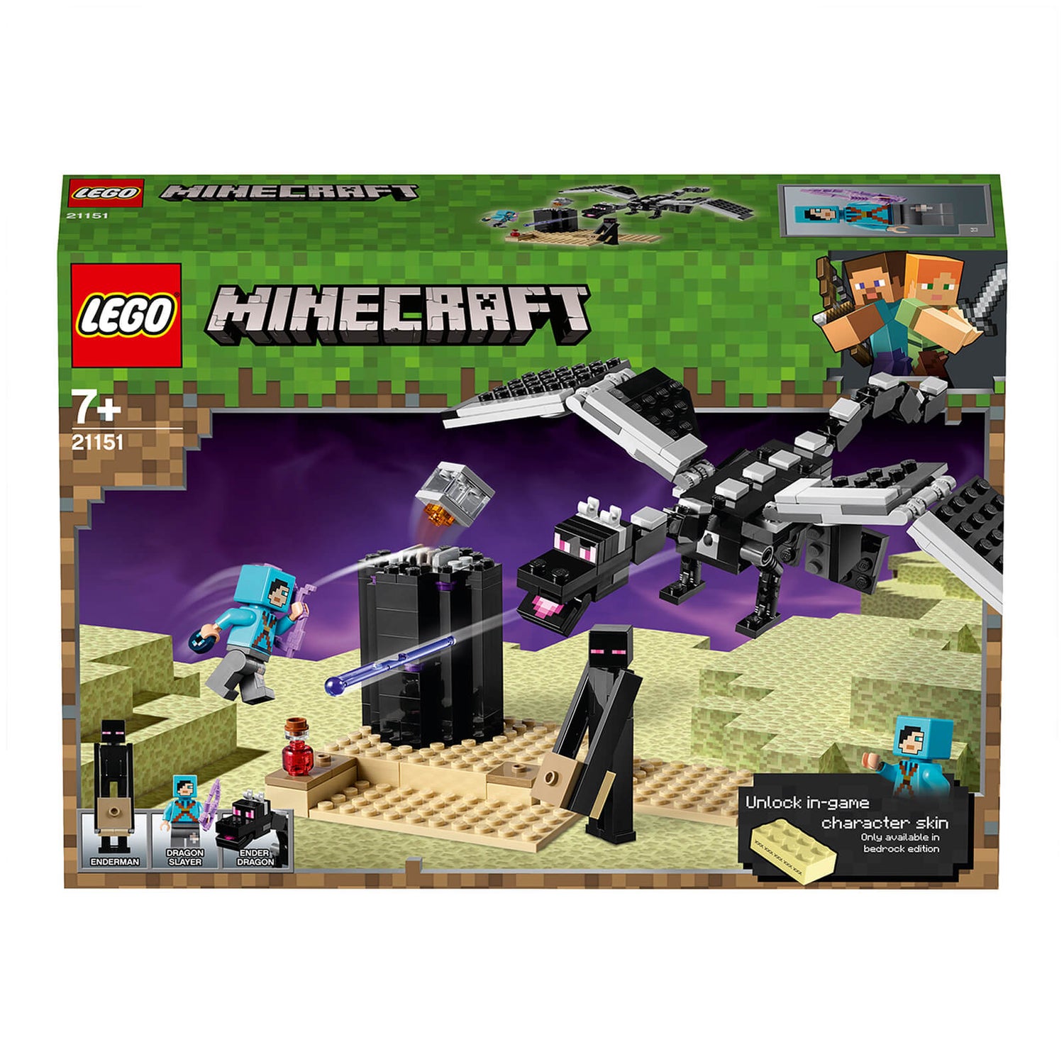 LEGO Minecraft : La bataille de l'End Jouet à collectionner (21151