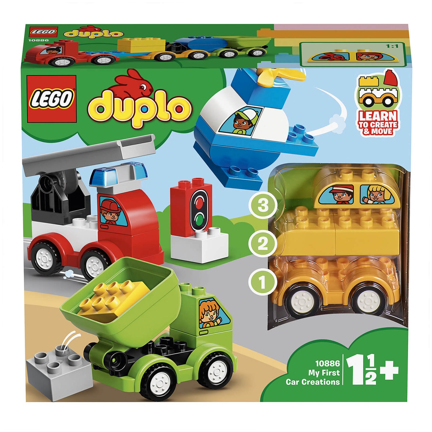 LEGO DUPLO My First: Meine ersten Fahrzeuge Bausteinset (10886)