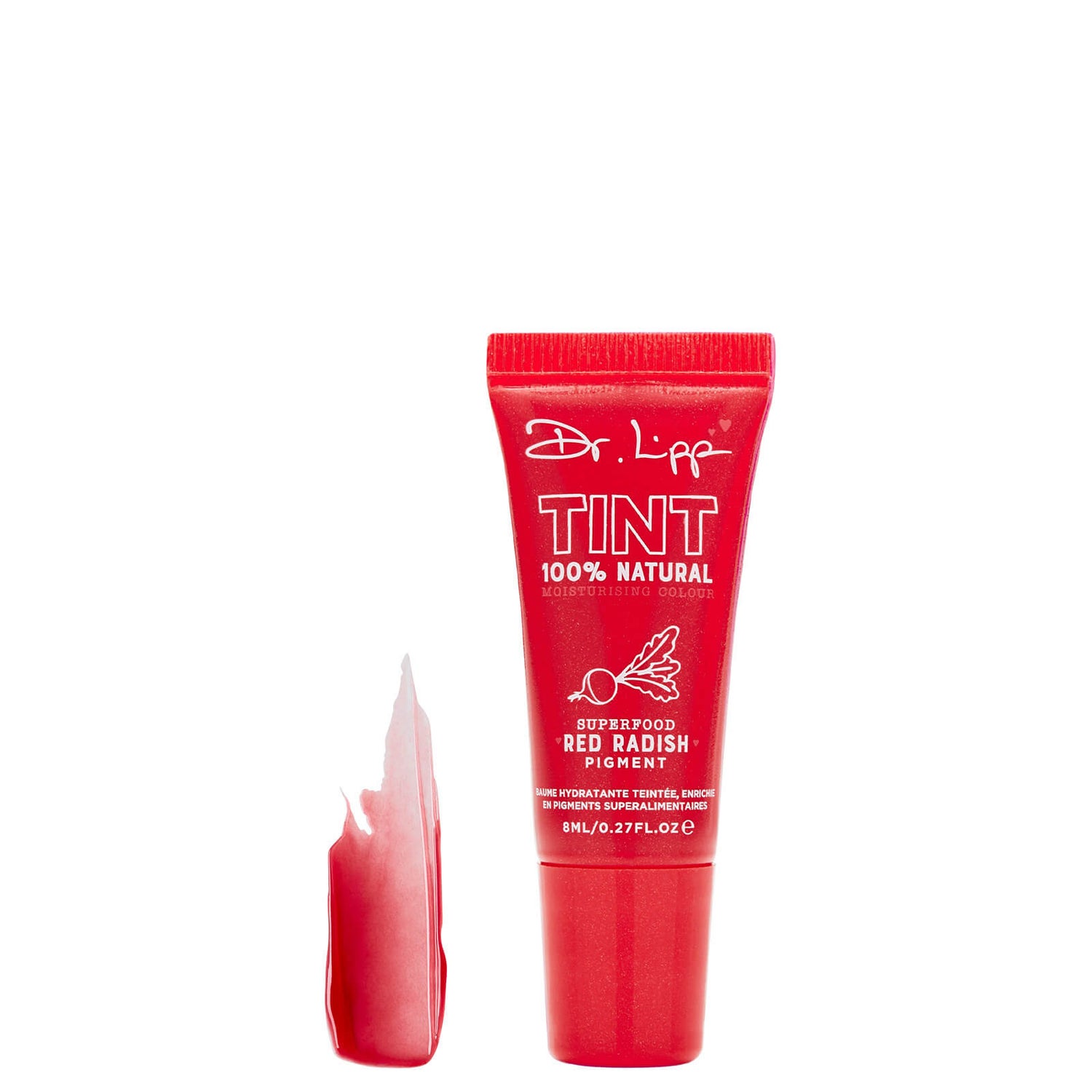 Dr.Lipp 100% Natural Moisturising Colour Lip Tint – Red Radish