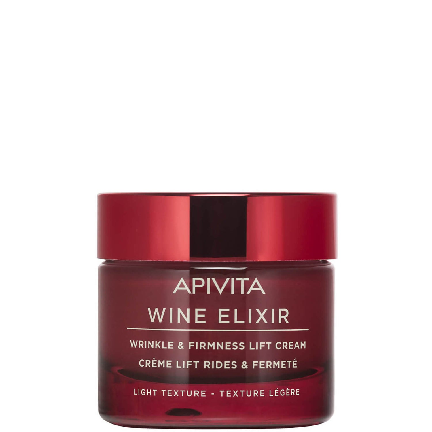 Creme de Efeito Lift Rugas e Firmeza Wine Elixir da APIVITA - Creme Leve 50 ml