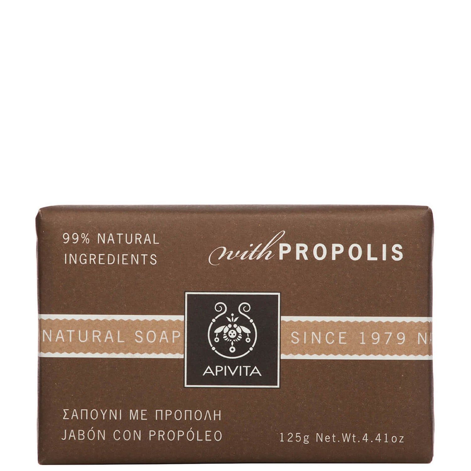Натуральное мыло с прополисом APIVITA Natural Soap - Propolis 125 г