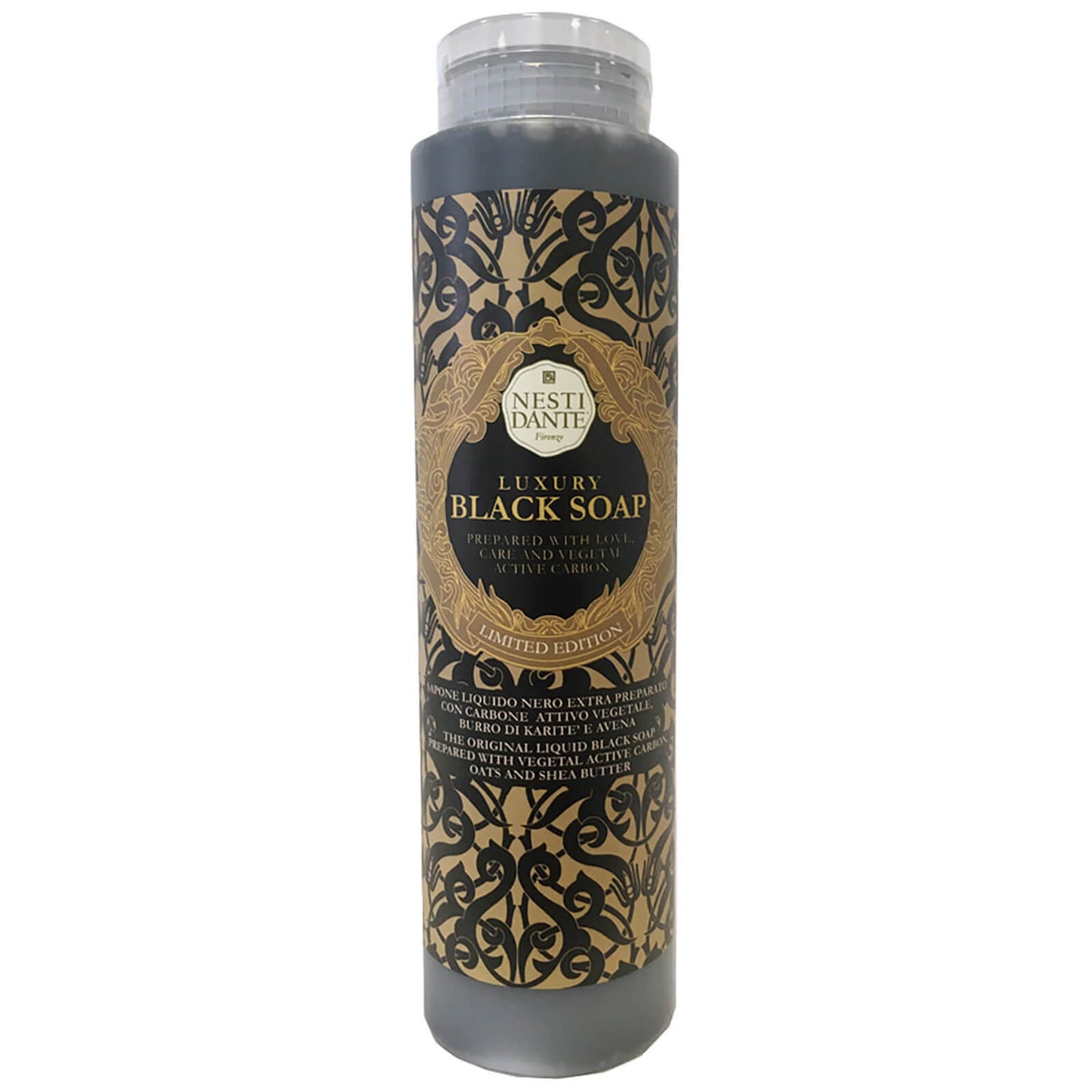 Gel de ducha con jabón negro Luxury de Nesti Dante 300 ml