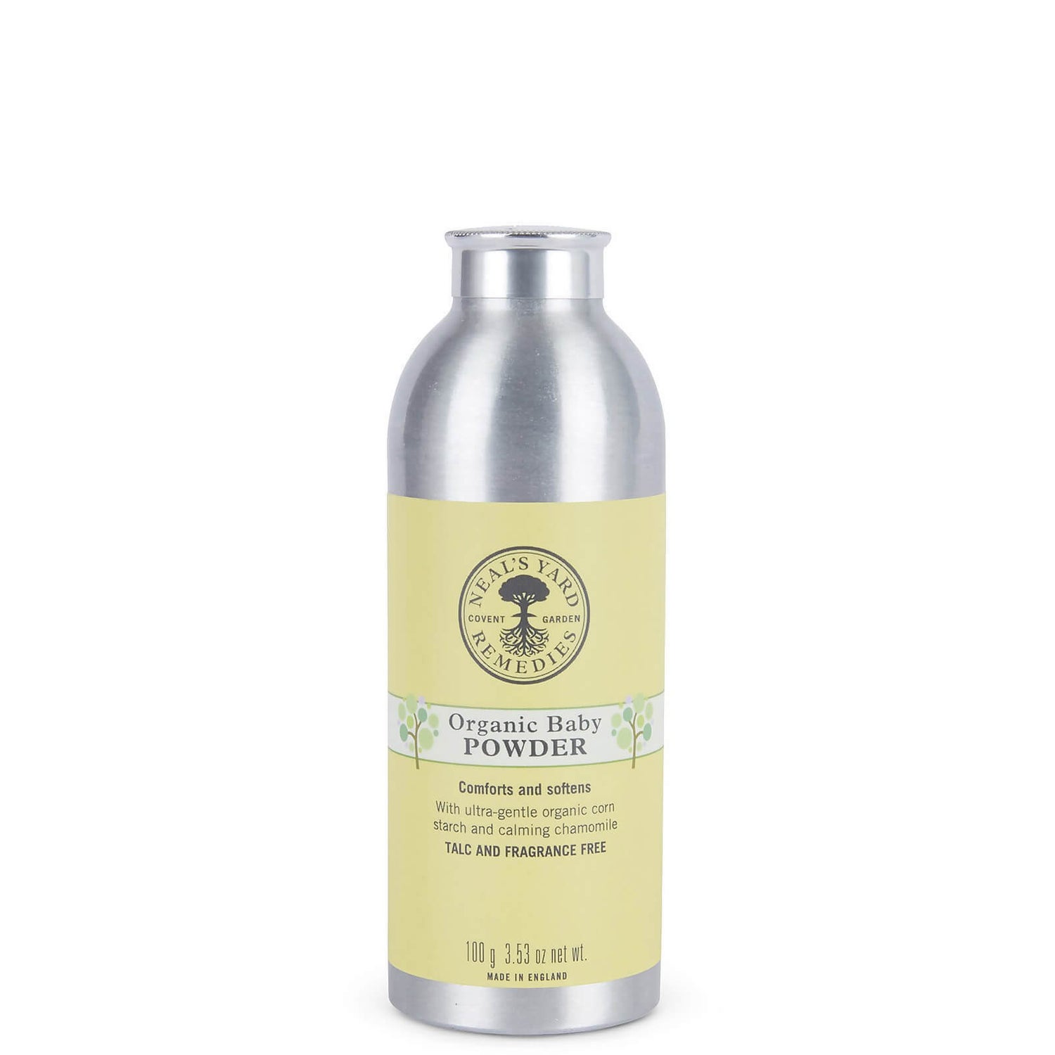 Organic Baby Powder 100g Neals Yard Remedies Uk
