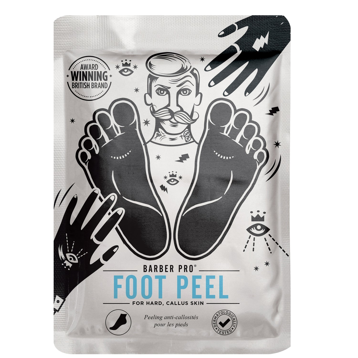 BARBER PRO Foot Peel Treatment (ett par)