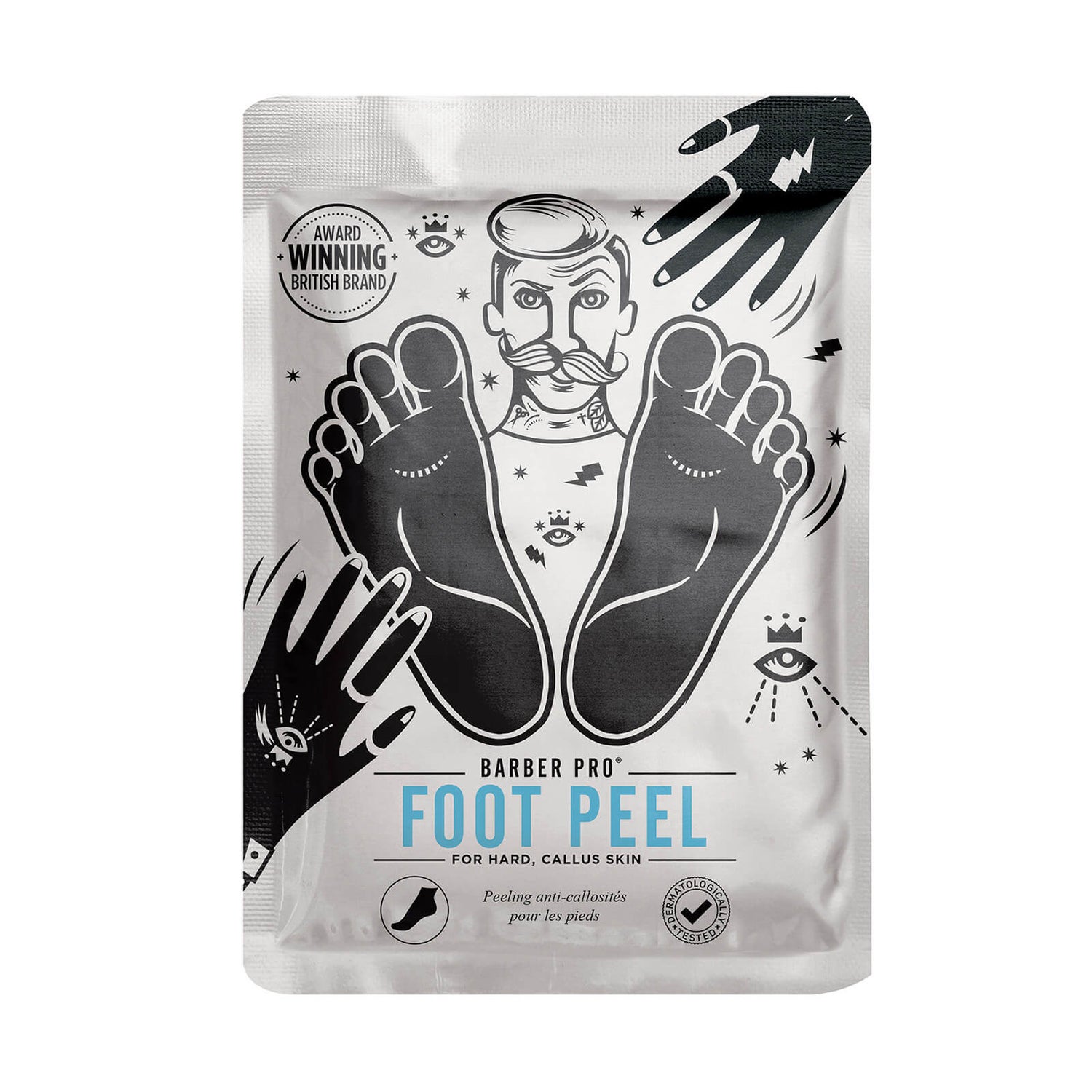 BARBER PRO Foot Peel Treatment (1 ζευγάρι)