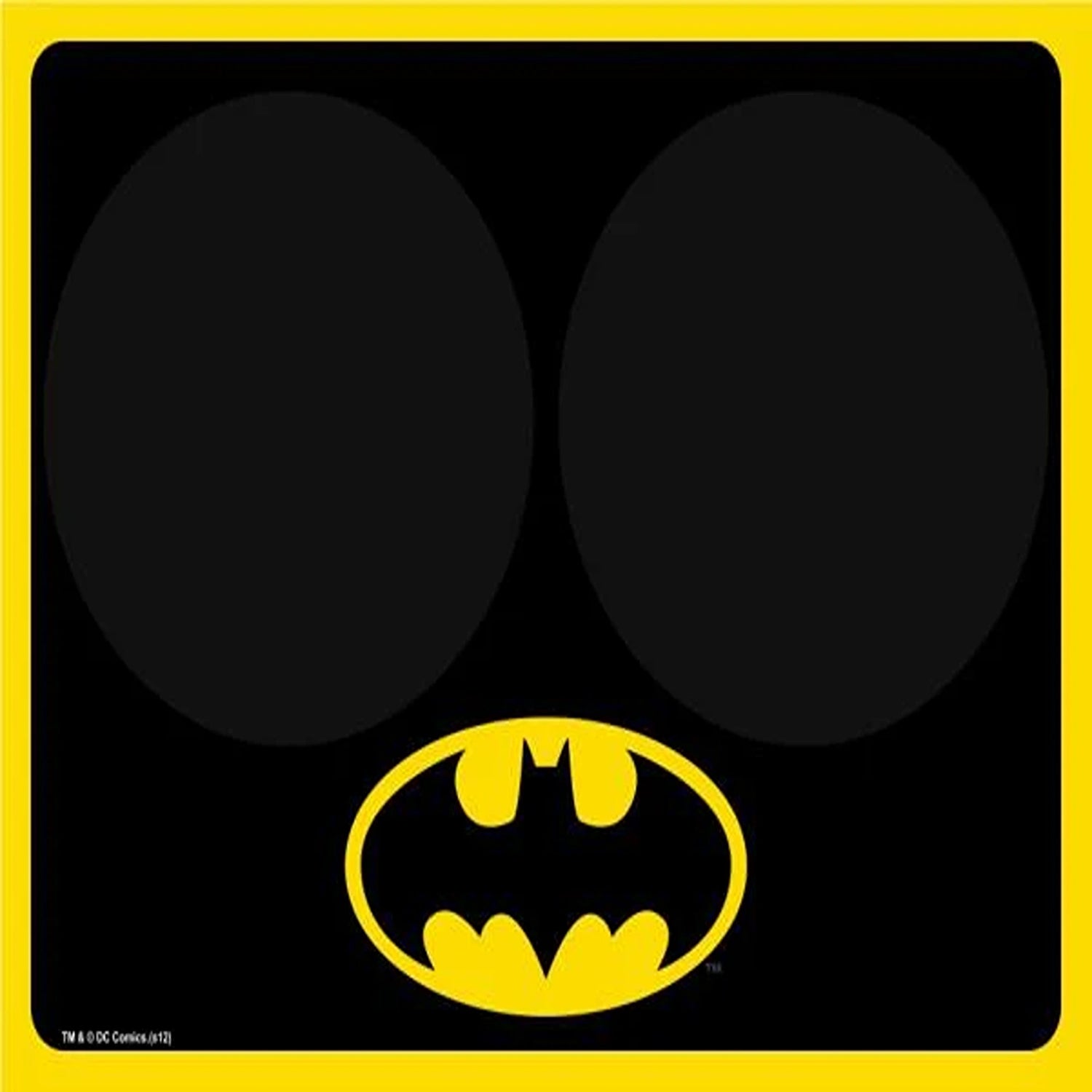 Buckle-Down DC Comics Batman Bowl Placemat - Black/Yellow