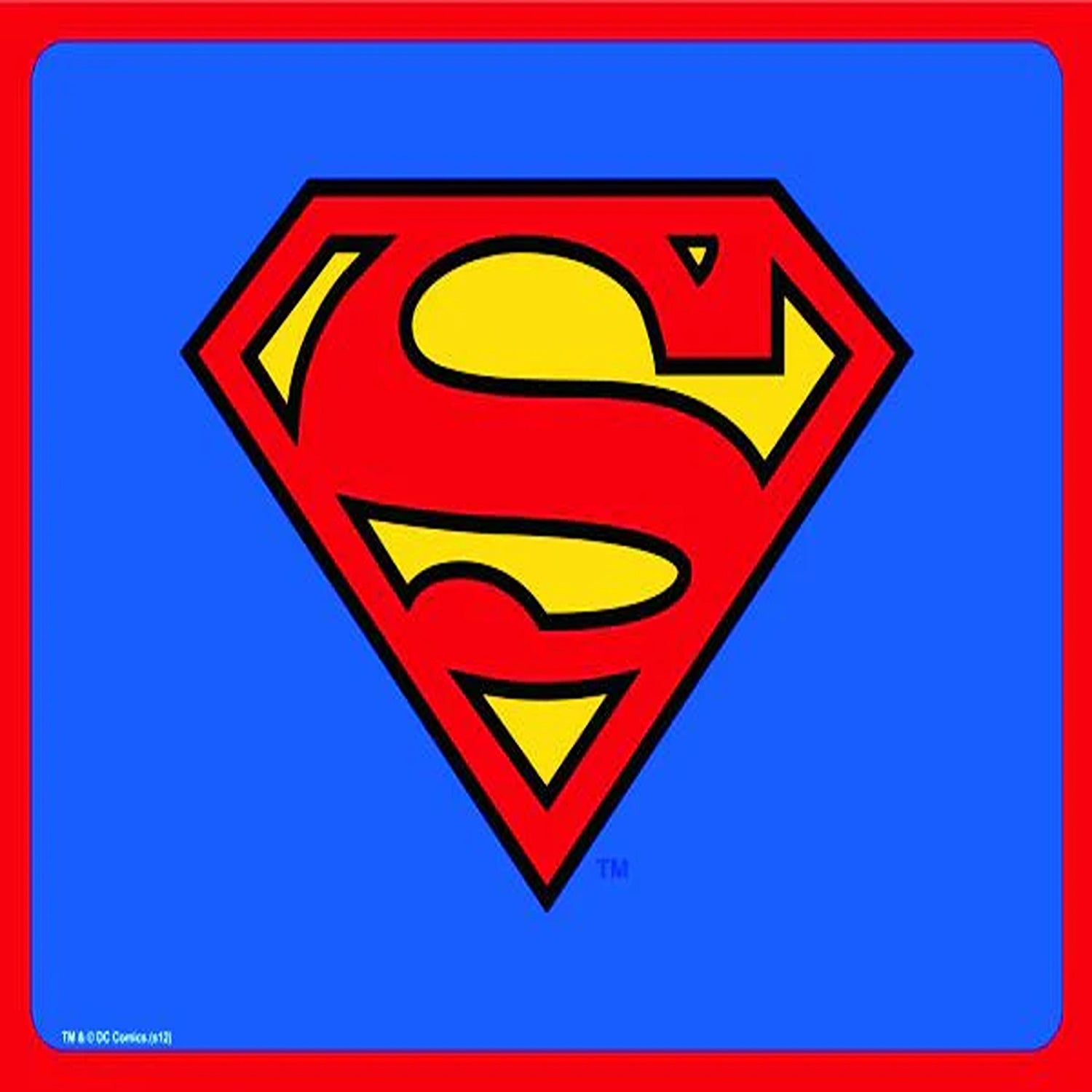 Buckle-Down DC Comics Superman Shield Placemat - Blue