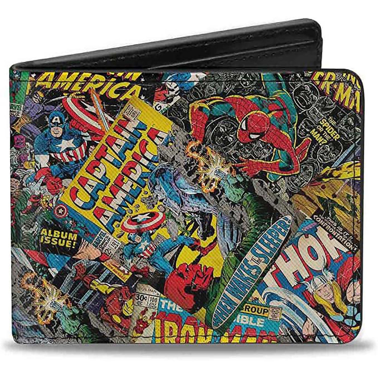 Buckle-Down Marvel Retro Comic Books Bi-Fold Wallet