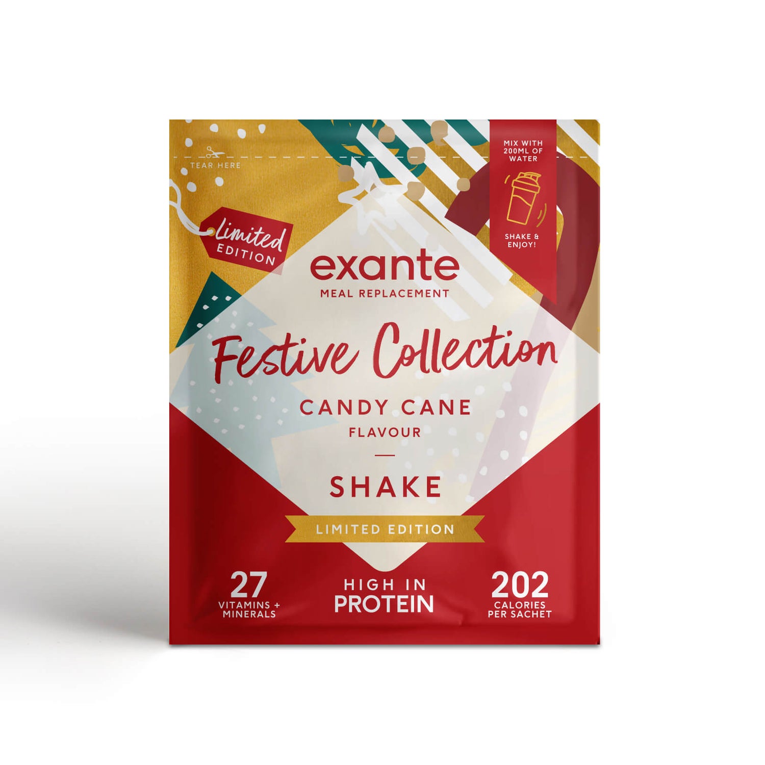 Meal Replacement Box of 7 Candy Cane Shakes