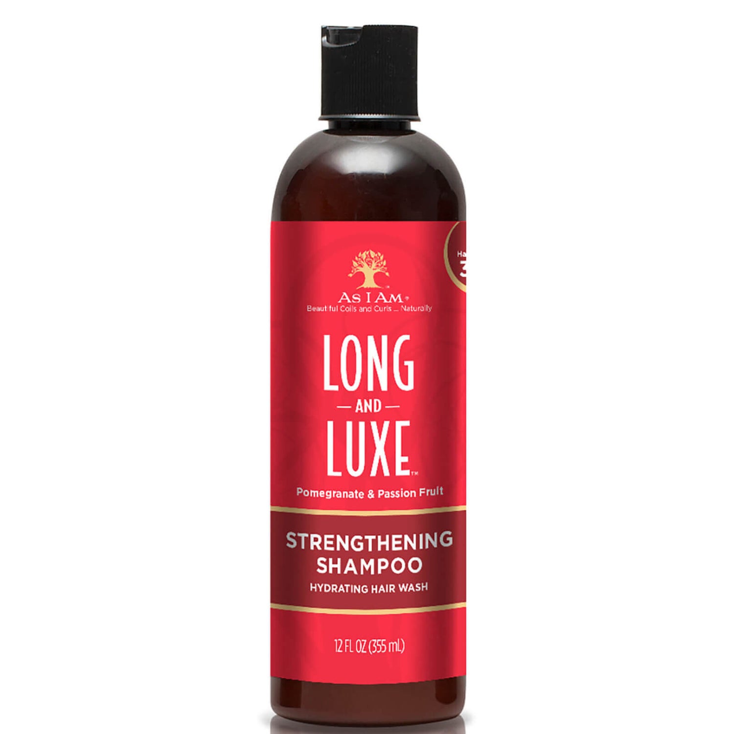 Shampoo Fortificante Long and Luxe da As I Am 355 ml