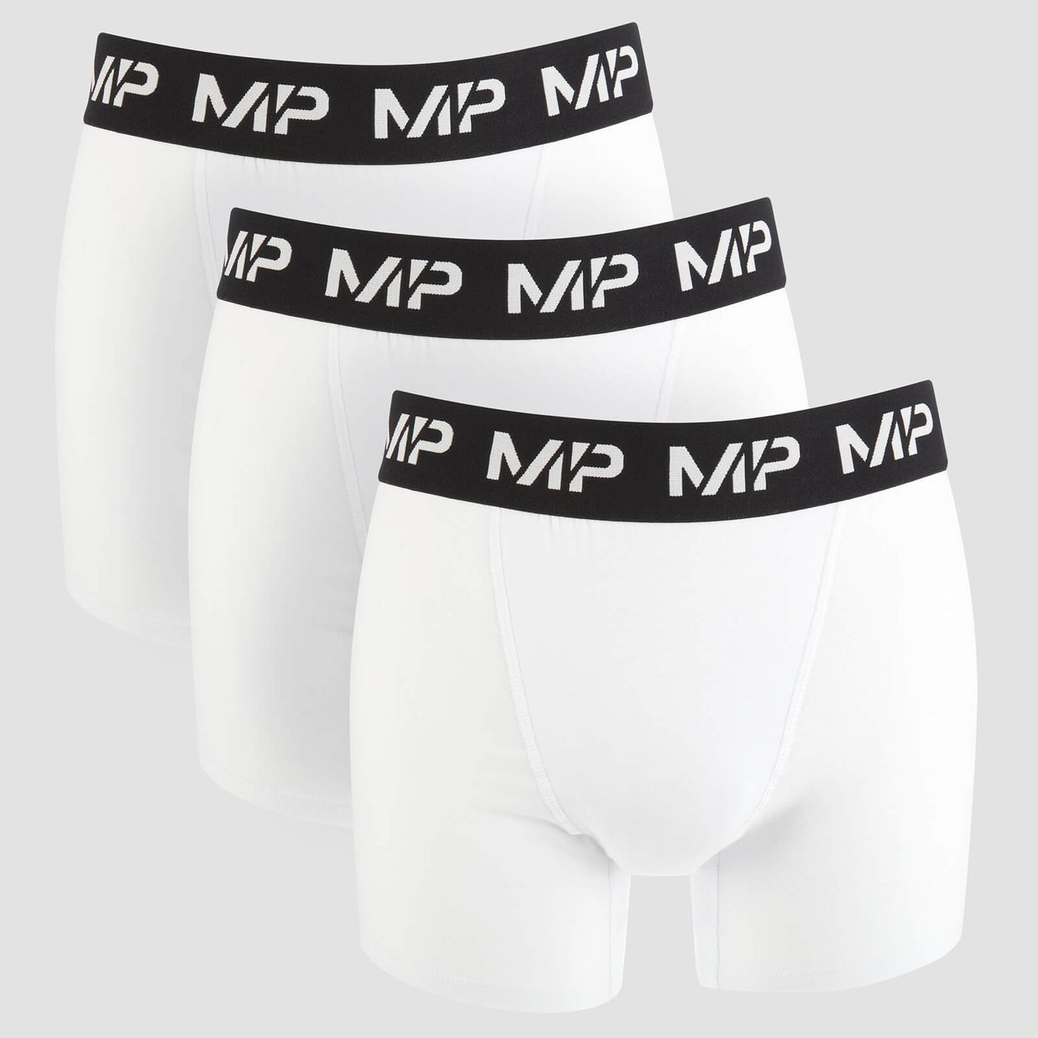 Męskie bokserki z kolekcji MP – białe (trójpak) - XS