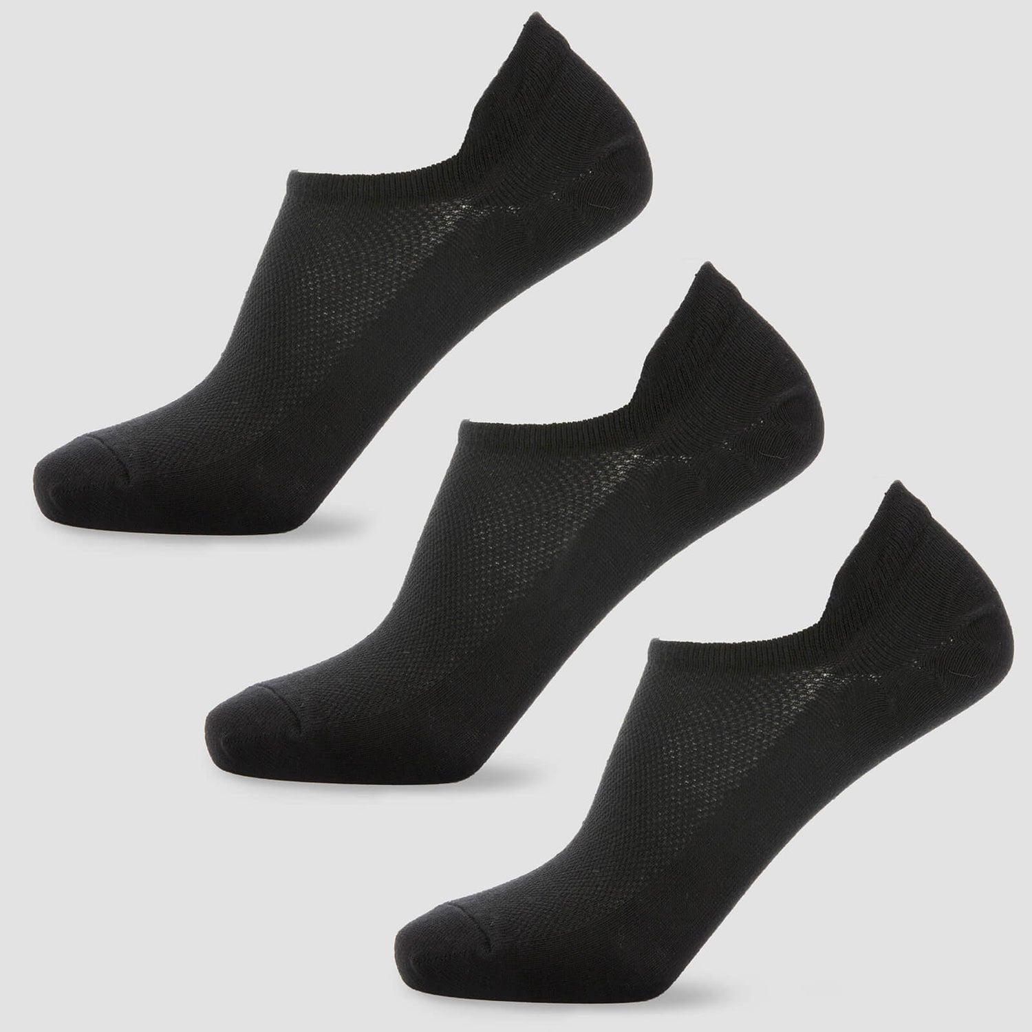 Naisten Ankle Socks - Musta - UK 3-6