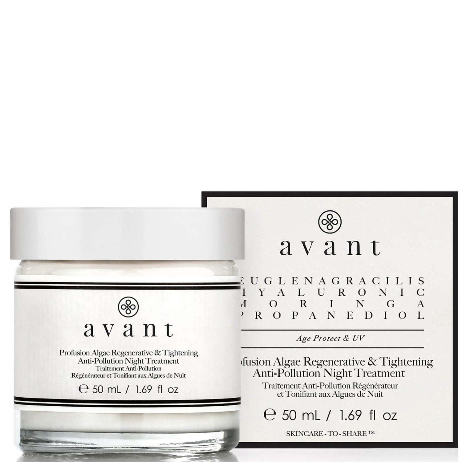 Avant Skincare Profusion Algae Regenerative and Tightening Anti-Pollution Night Treatment 50ml