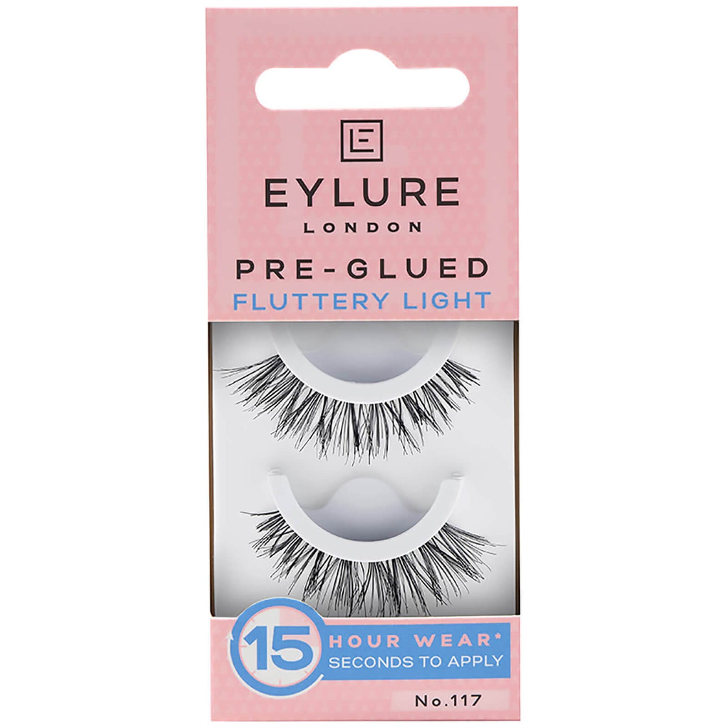 Eylure Pre-Glued False Lashes - Fluttery Light No. 117