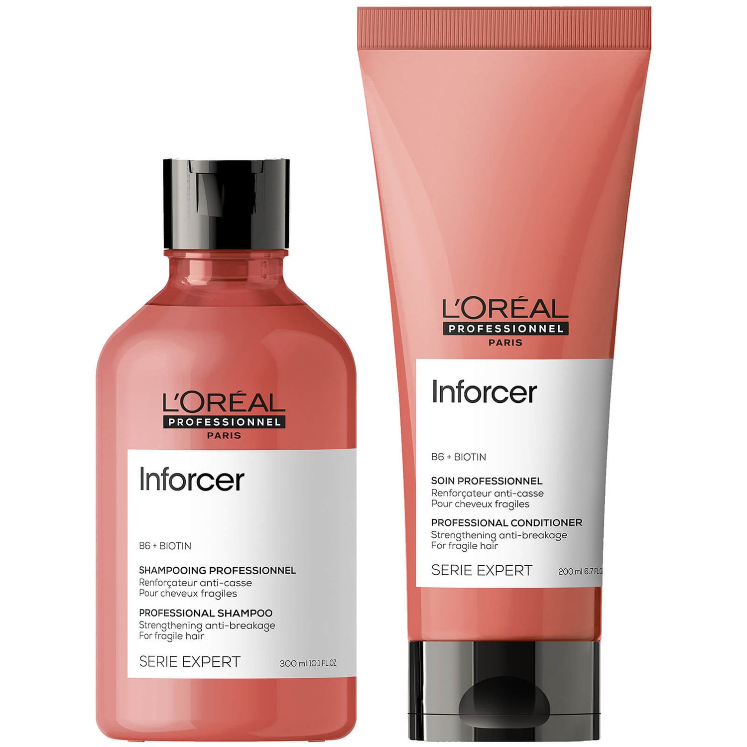 L'Oréal Professionnel Serie Expert Inforcer Shampoo and Conditioner Duo -  LOOKFANTASTIC