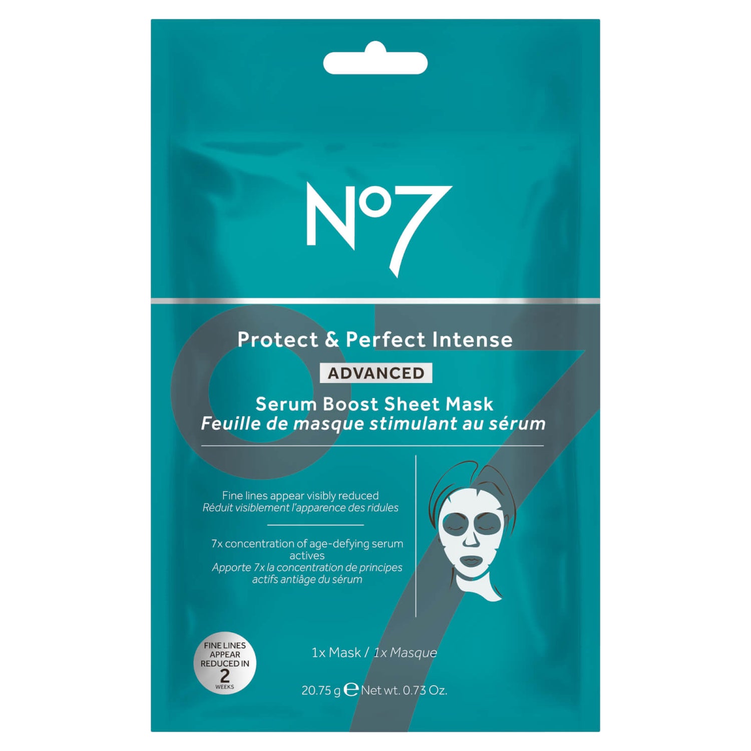 No7 Protect and Perfect Intense Advanced Sheet Mask 20.75g