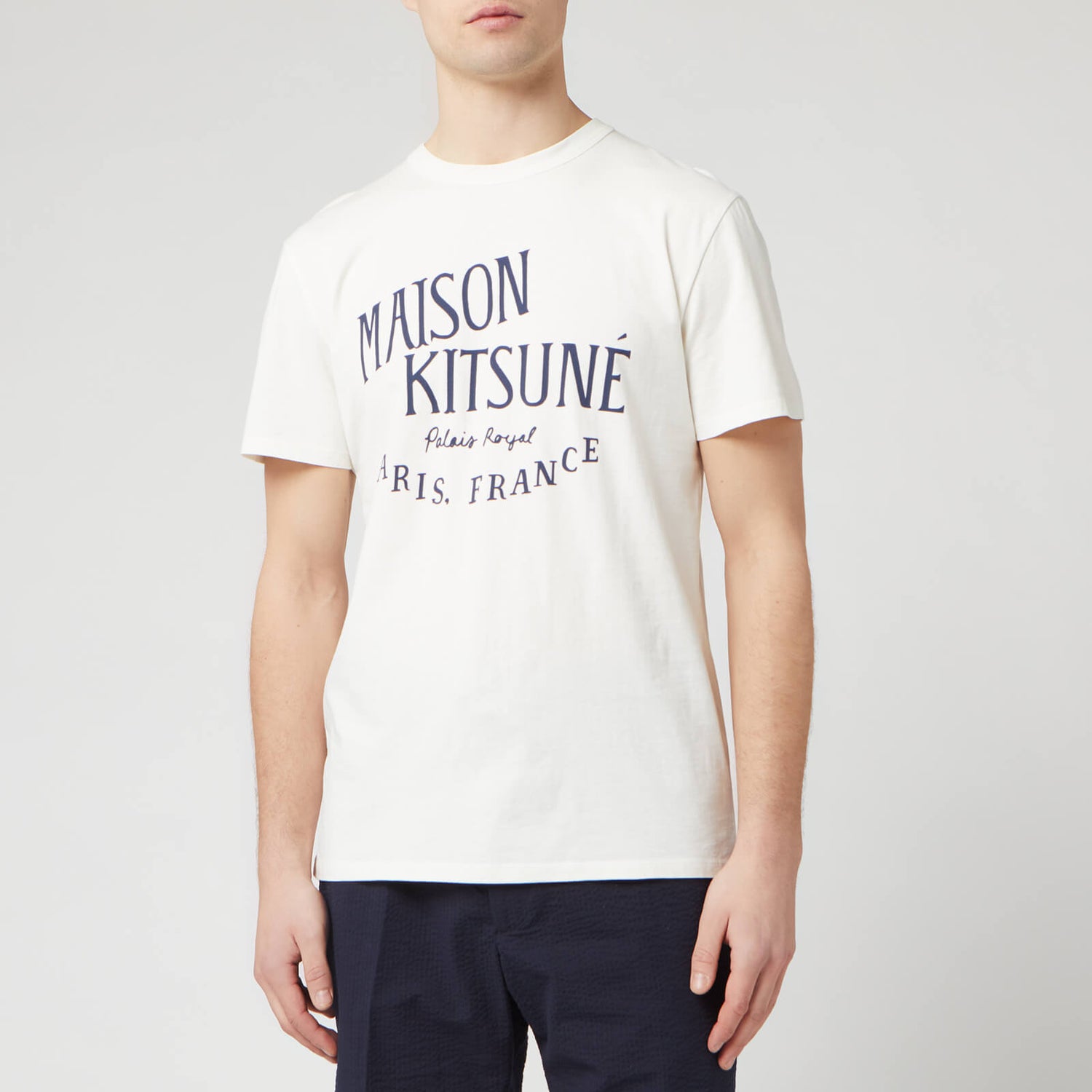 Maison Kitsuné Men's Palais Royal Classic T-Shirt - Latte