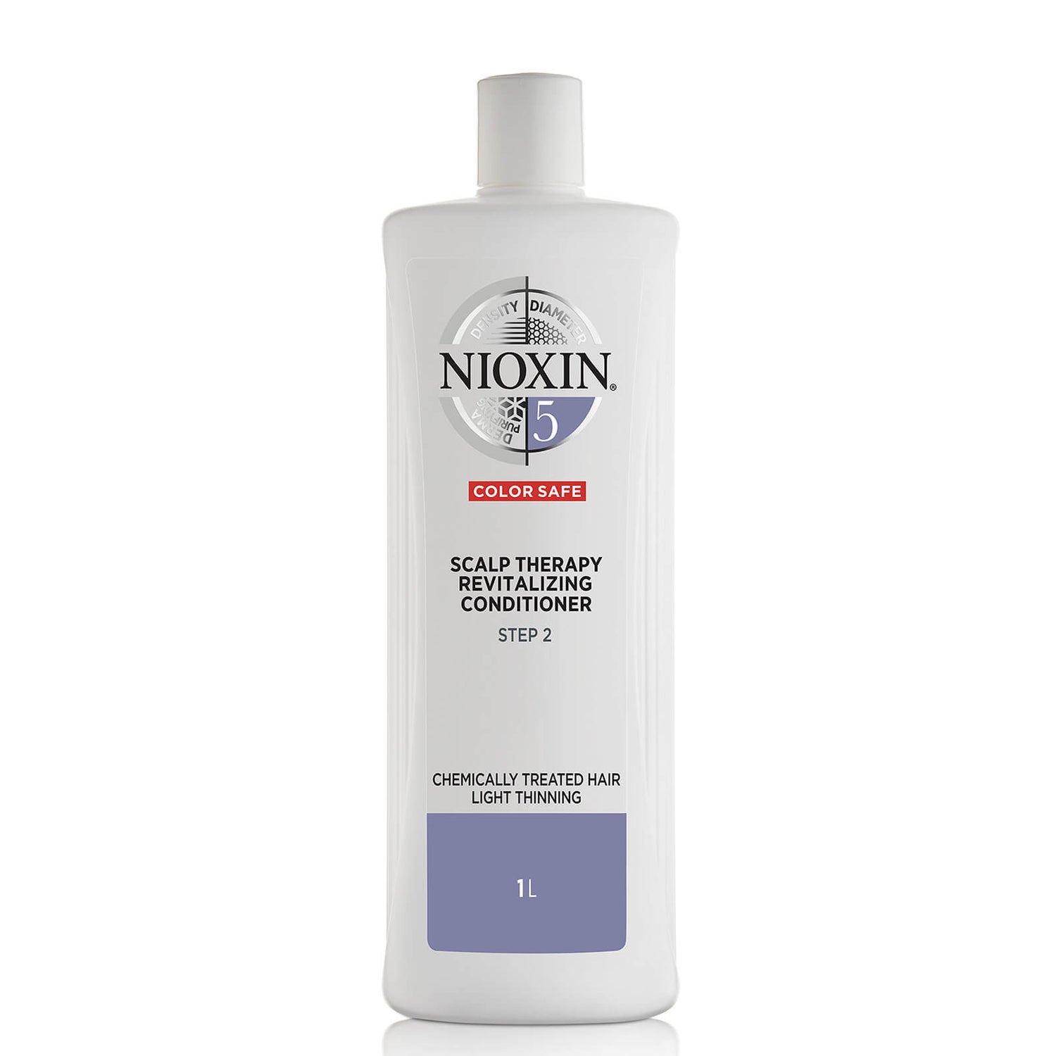 Après-Shampoing Revitalisant System 5 3 étapes pour les cheveux Traités Chimiquement et Légèrement Clairsemés de Nioxin 1 000 ml