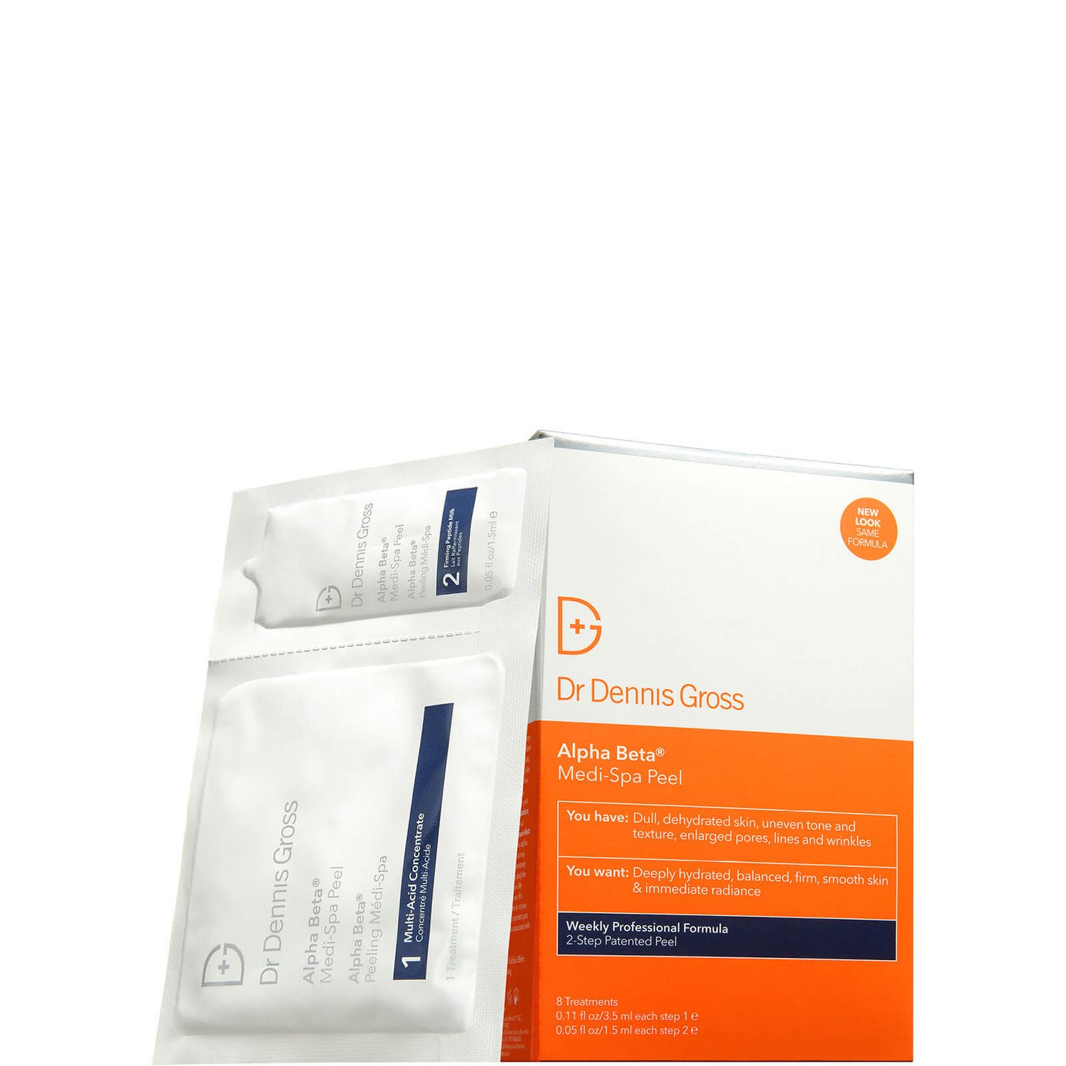 Dr Dennis Gross Skincare Alpha Beta Medi-Spa Peel (Pack of 8)