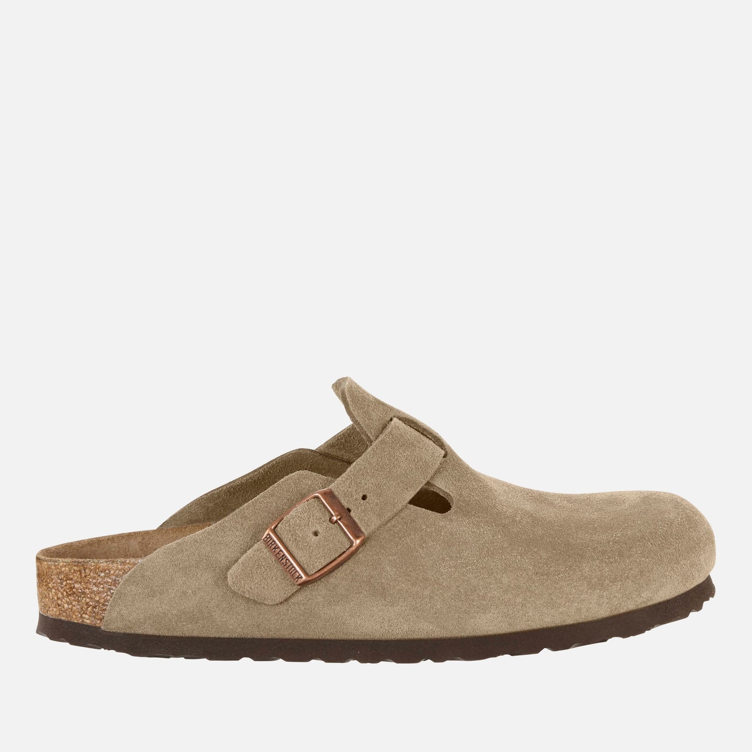 Birkenstock Men's Boston Suede Mules - Taupe