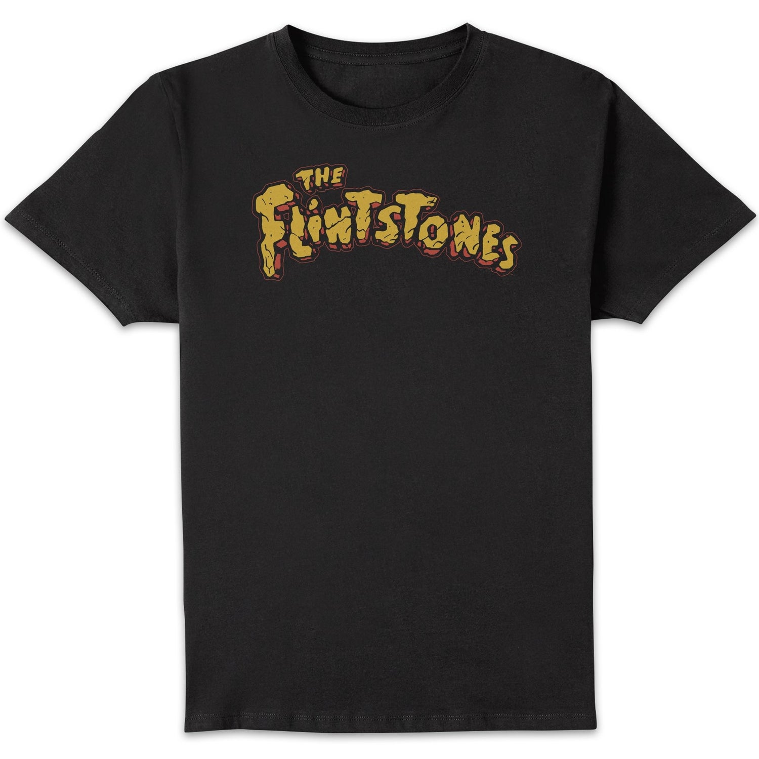 The Flintstones Logo Men's T-Shirt - Black
