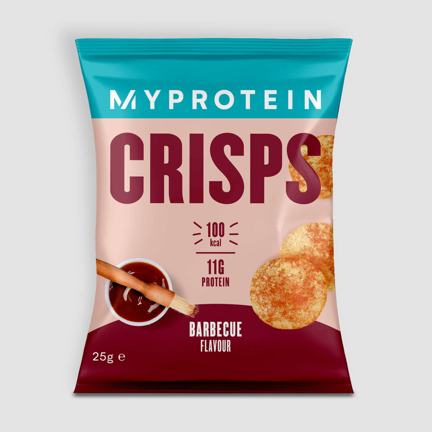 Protein Crisps, hrskave proteinske pahuljice - 6 x 25g - Roštilj