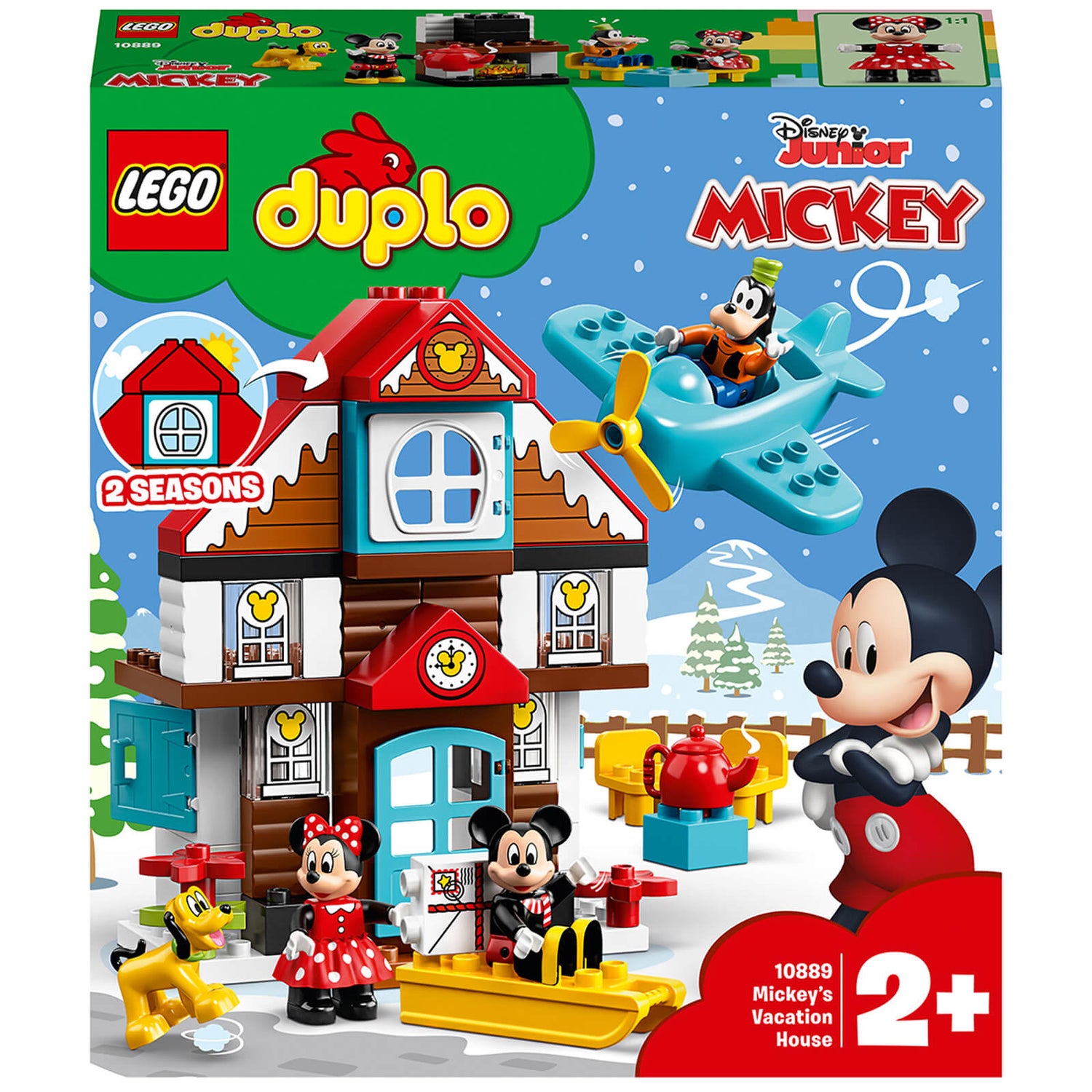 Scully motivet salt LEGO DUPLO Disney: Mickey's Vacation House Toy (10889) Toys - Zavvi US