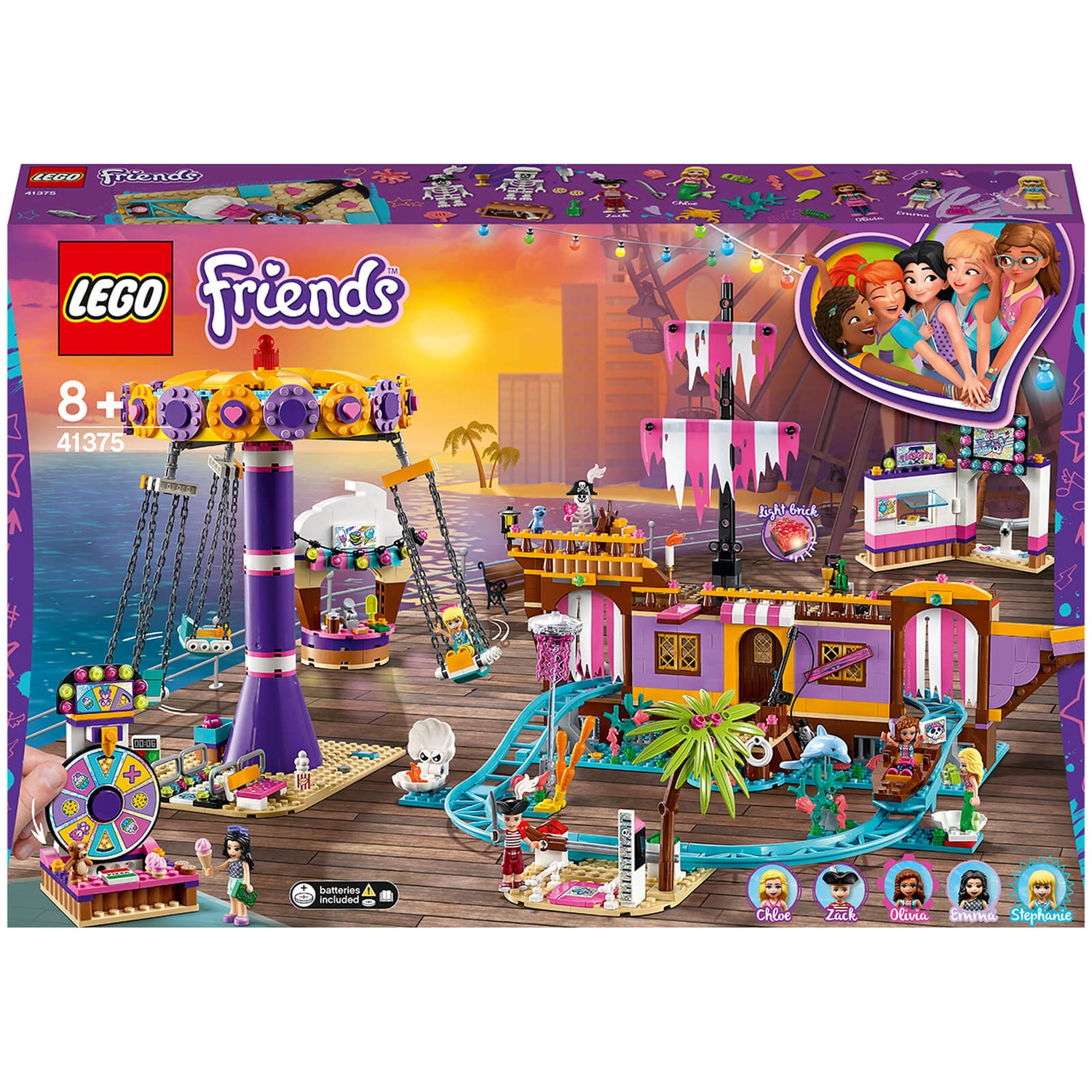 Friends: Heartlake City: Amusement Pier Set (41375) Toys Zavvi US