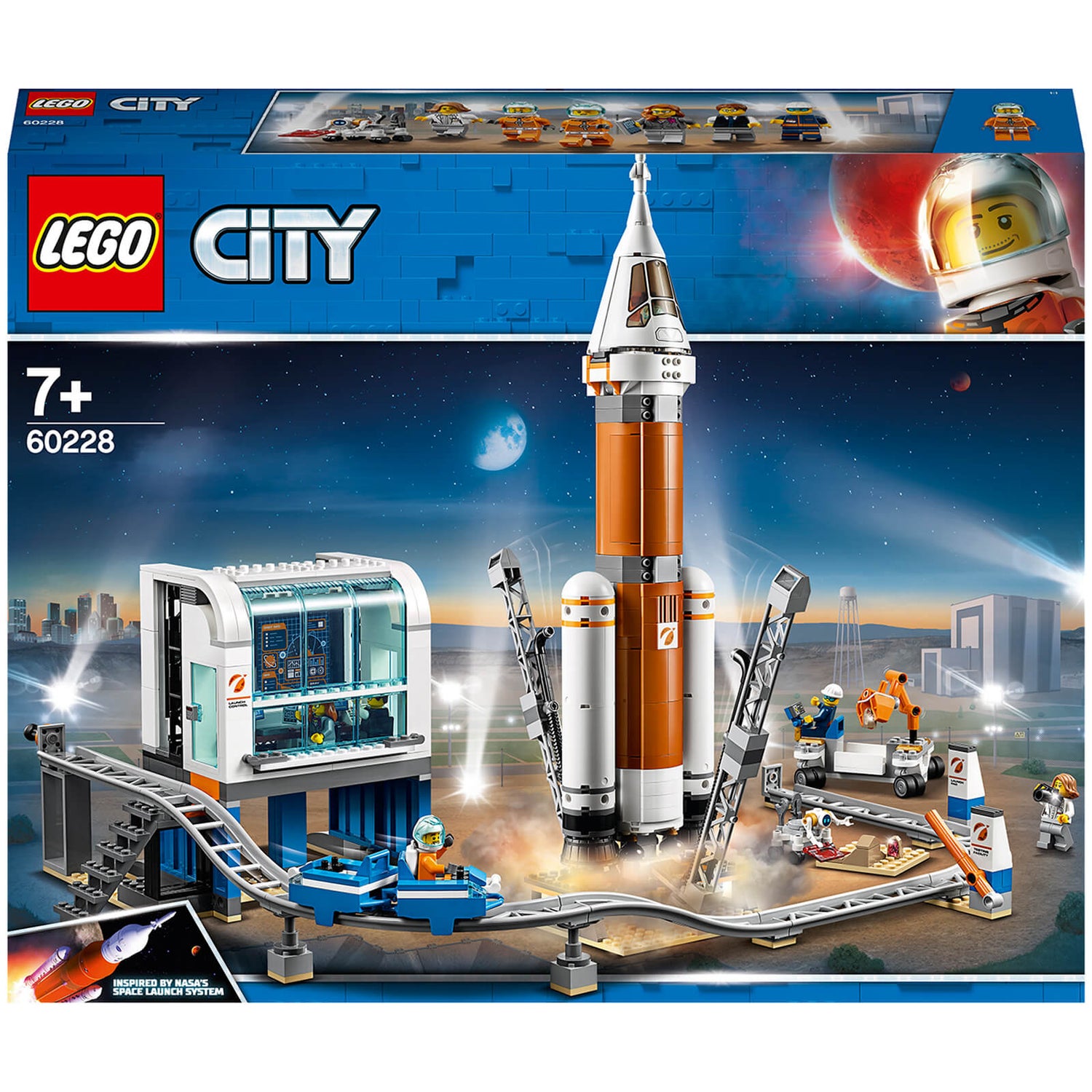 LEGO City : La fusée spatiale et sa station de lancement (60228)