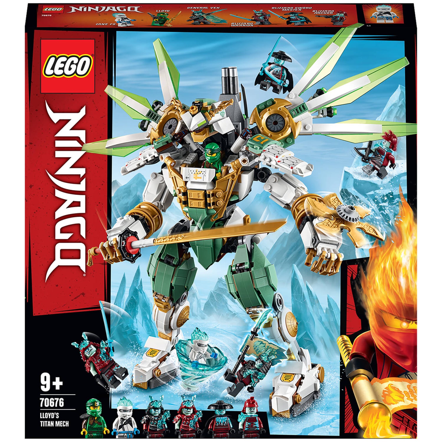 Følg os effektiv Mekaniker LEGO NINJAGO: Lloyd's Titan Mech Action Figure (70676) Toys - Zavvi US