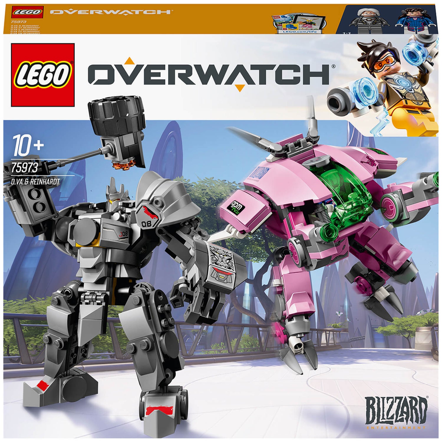 LEGO Overwatch: D.Va & Reinhardt Toys (75973) Toys - Zavvi US