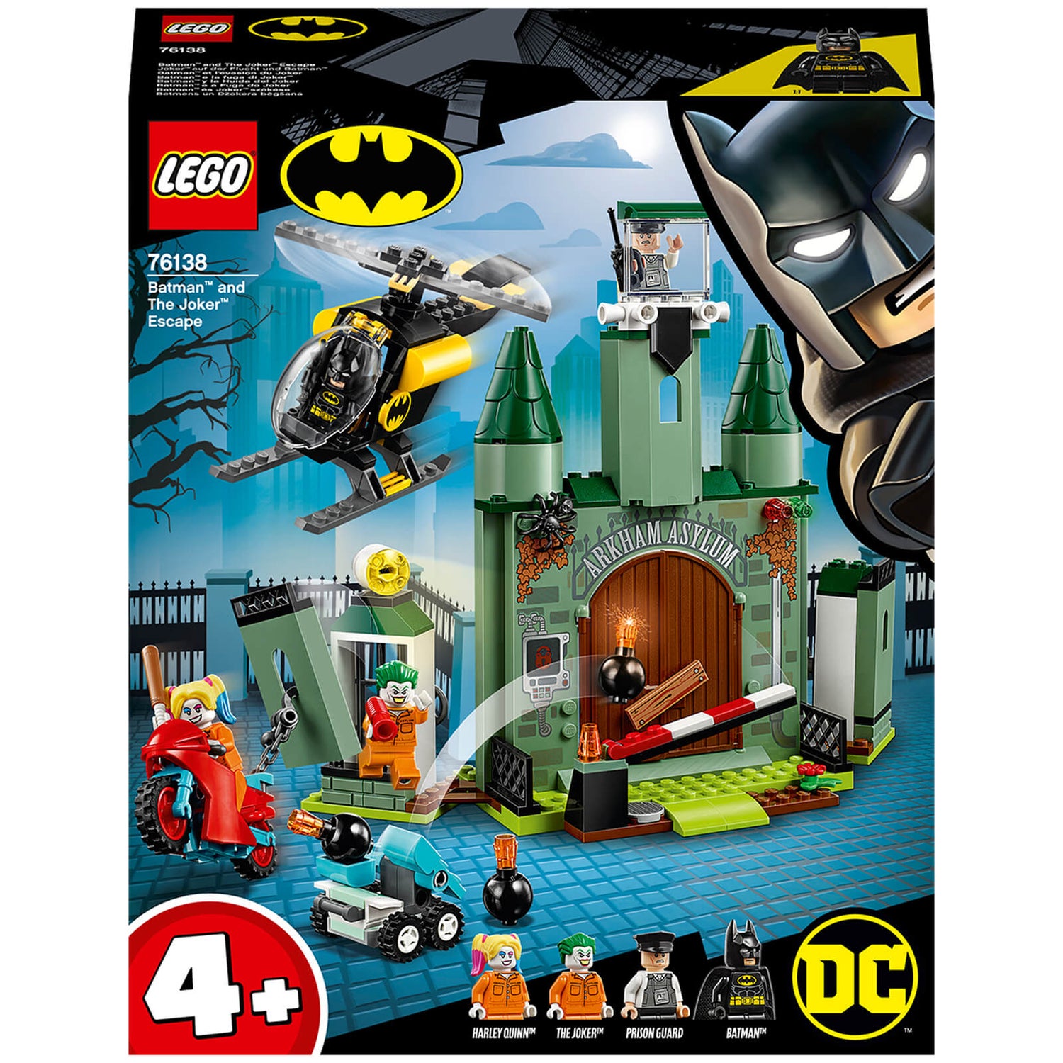 LEGO 4+ DC Batman Batman and The Joker Escape Toys (76138) Toys - Zavvi  Ireland