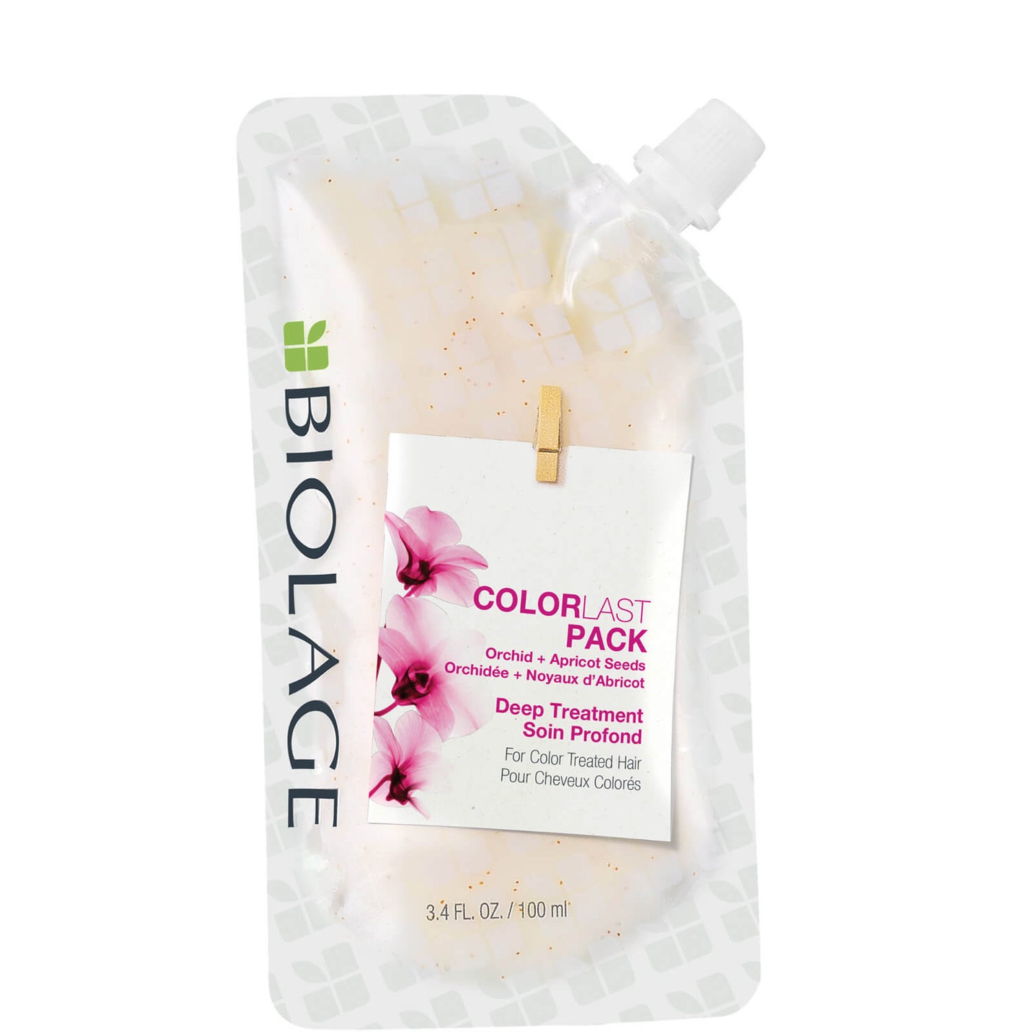 Biolage ColorLast Coloured Hair Mask Deep Treatment Pack Colour Protect Mask for Coloured Hair 100ml
