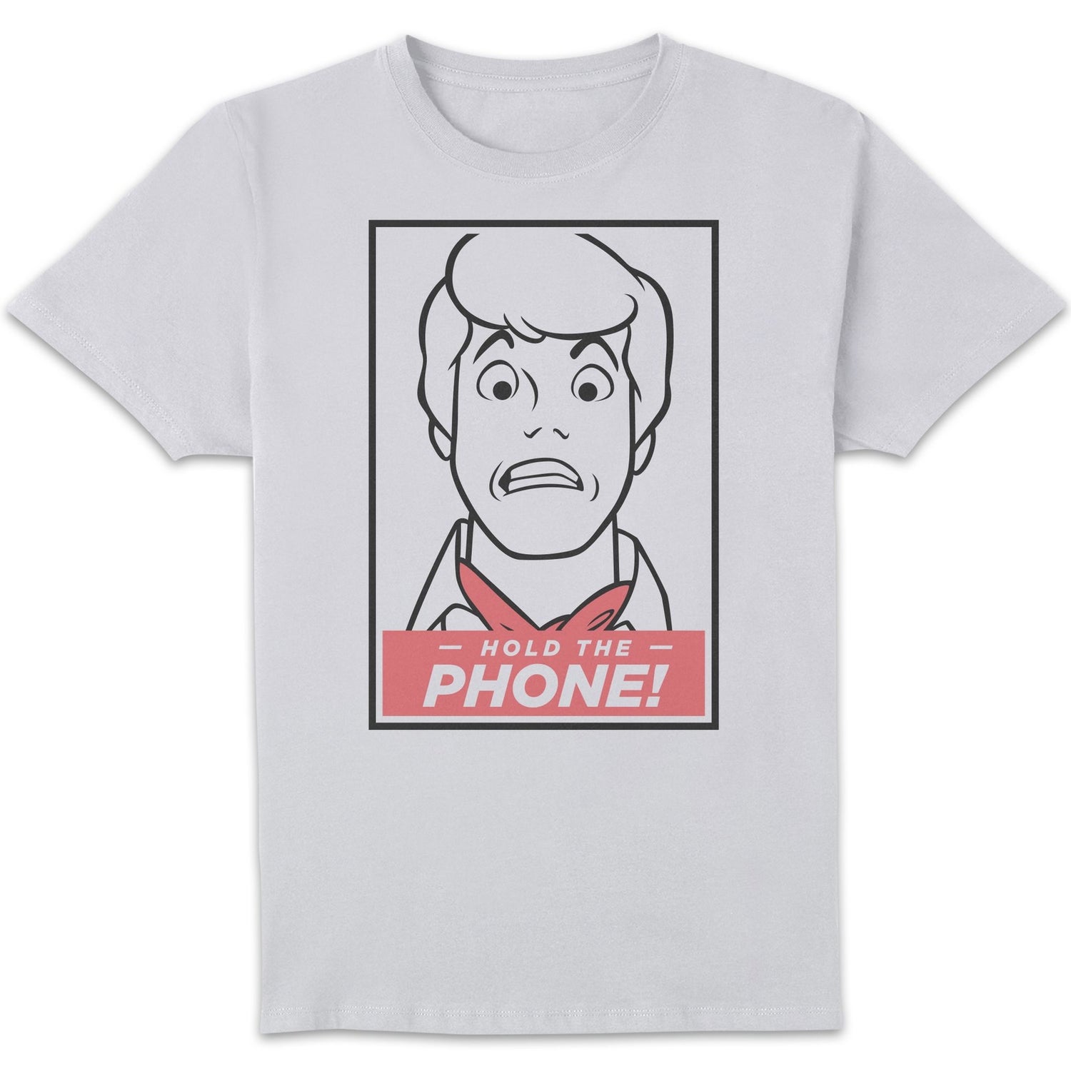 Scooby Doo Hold The Phone Men's T-Shirt - White