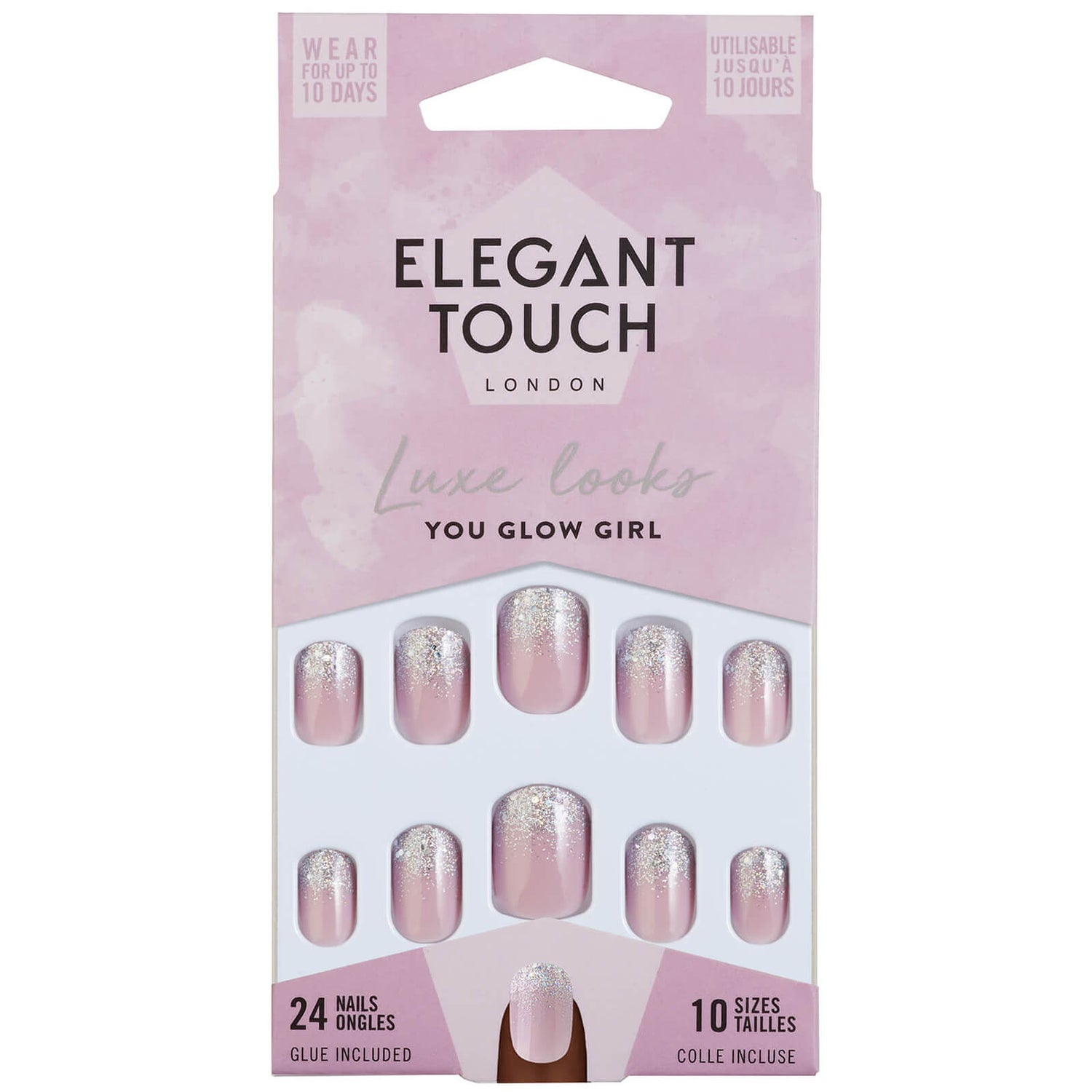 Накладные ногти Elegant Touch Wild Nudes Nails, оттенок You Glow, Girl!