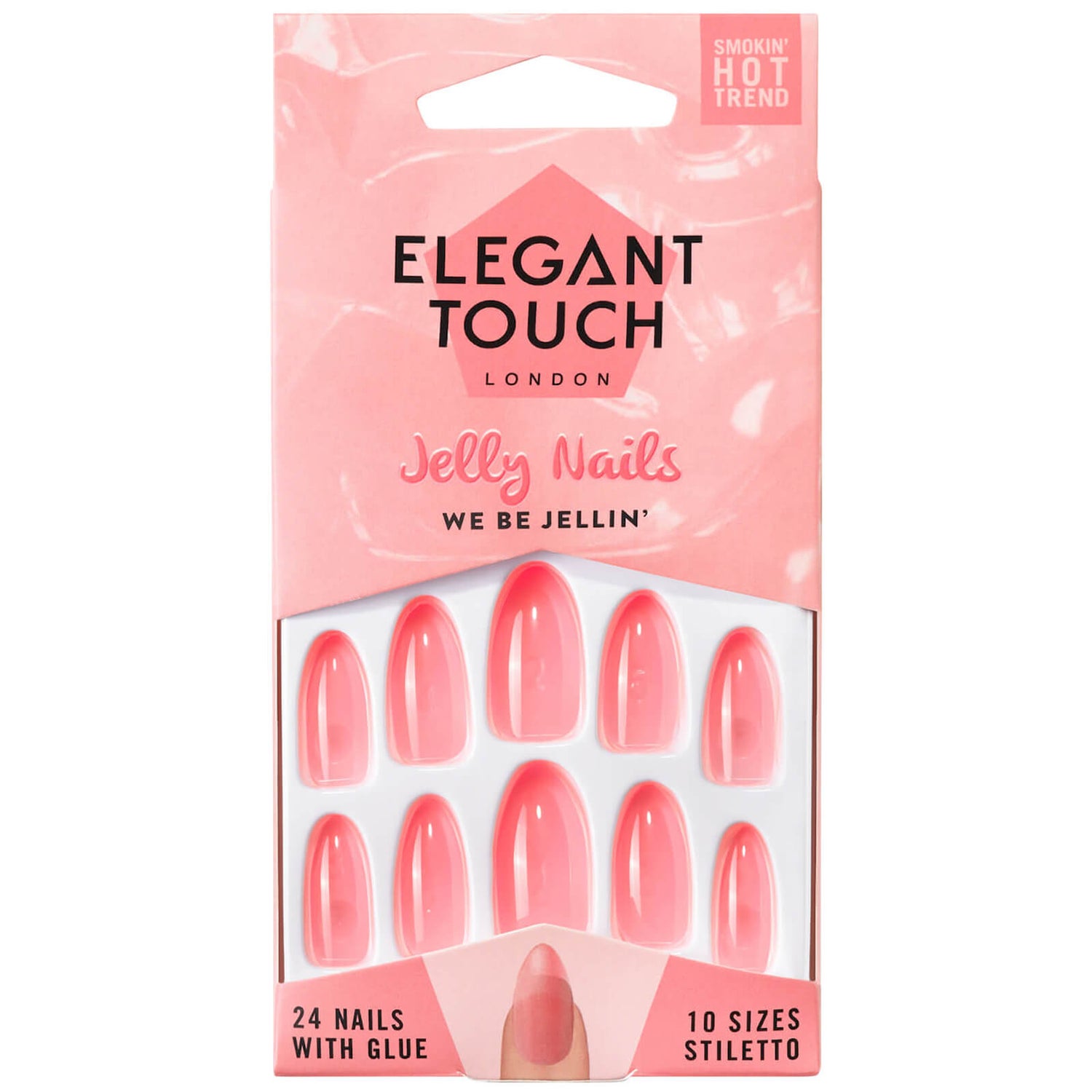Накладные ногти Elegant Touch Jelly Nails, оттенок We Be Jellin'
