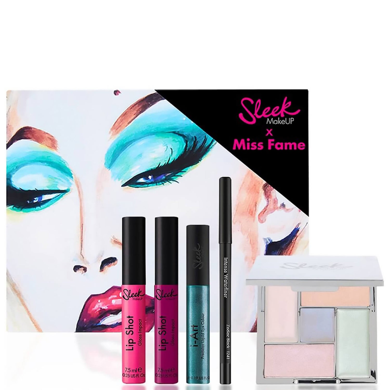Sleek MakeUP X Miss Fame Collection (Worth £31.95)