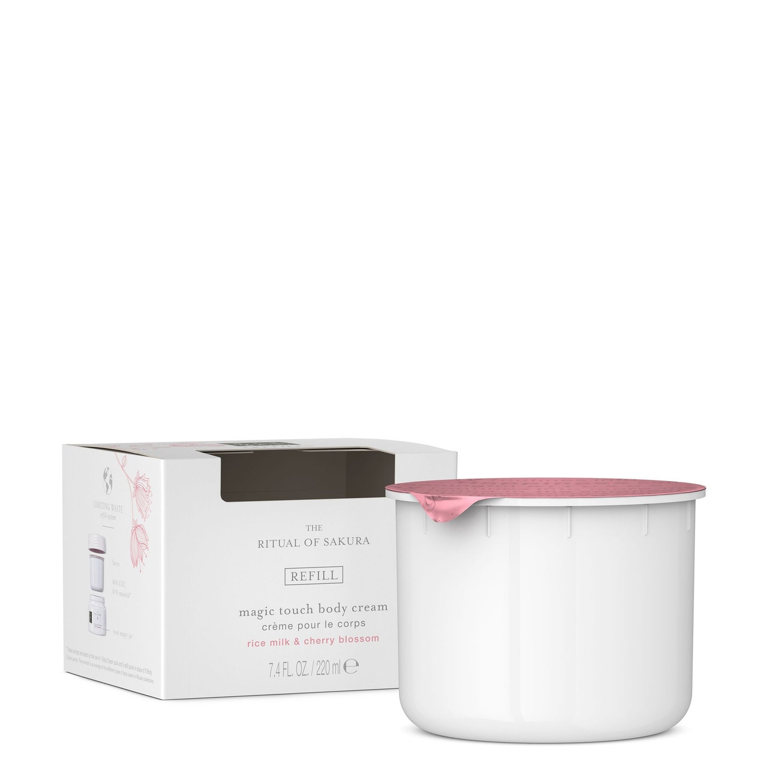 Rituals The Ritual of Sakura Floral Cherry Blossom & Rice Milk Moisturising Body Cream Refill 220ml