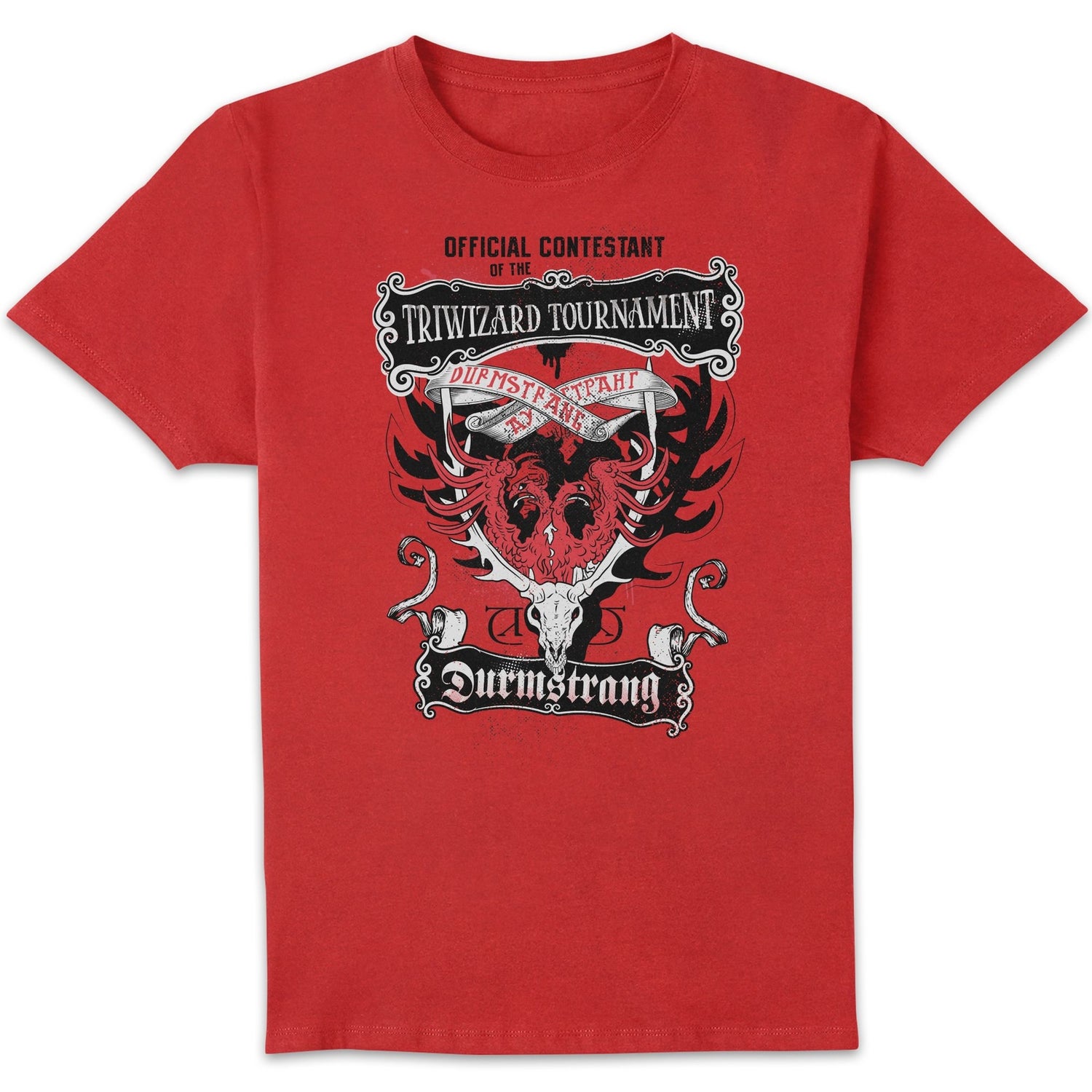 Harry Potter Triwizard Tournament Durmstrang Men's T-Shirt - Red
