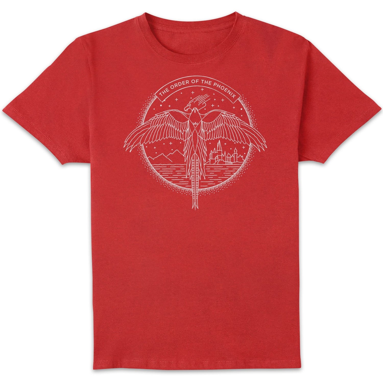 Harry Potter Order Of The Phoenix Men's T-Shirt - Red