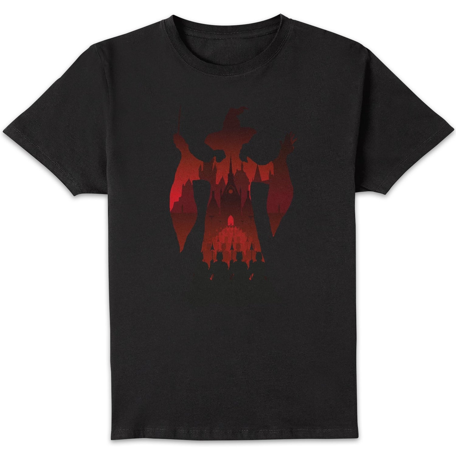Harry Potter McGonagall Silhouette Men's T-Shirt - Black