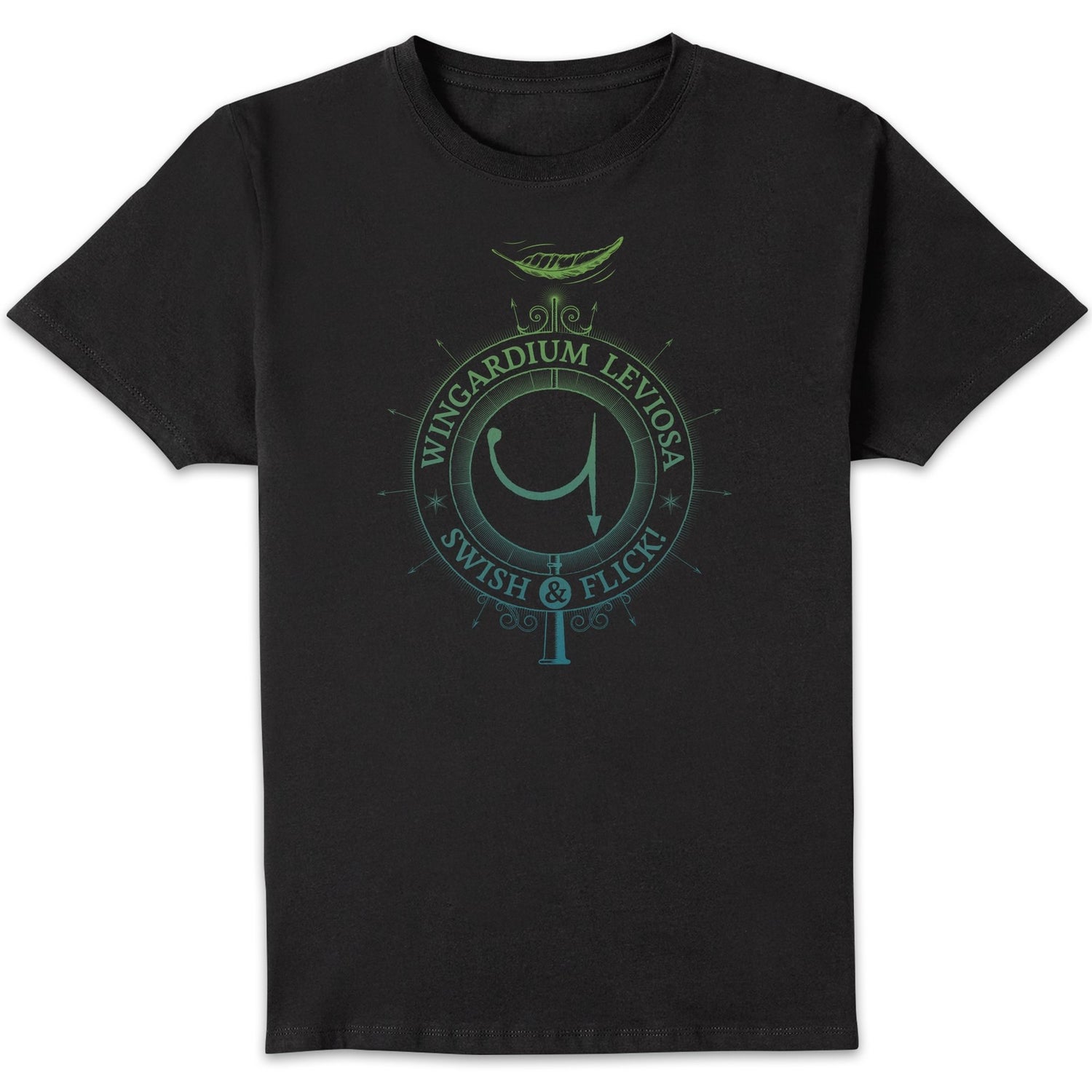 Harry Potter Wingardium Leviosa Men's T-Shirt - Black