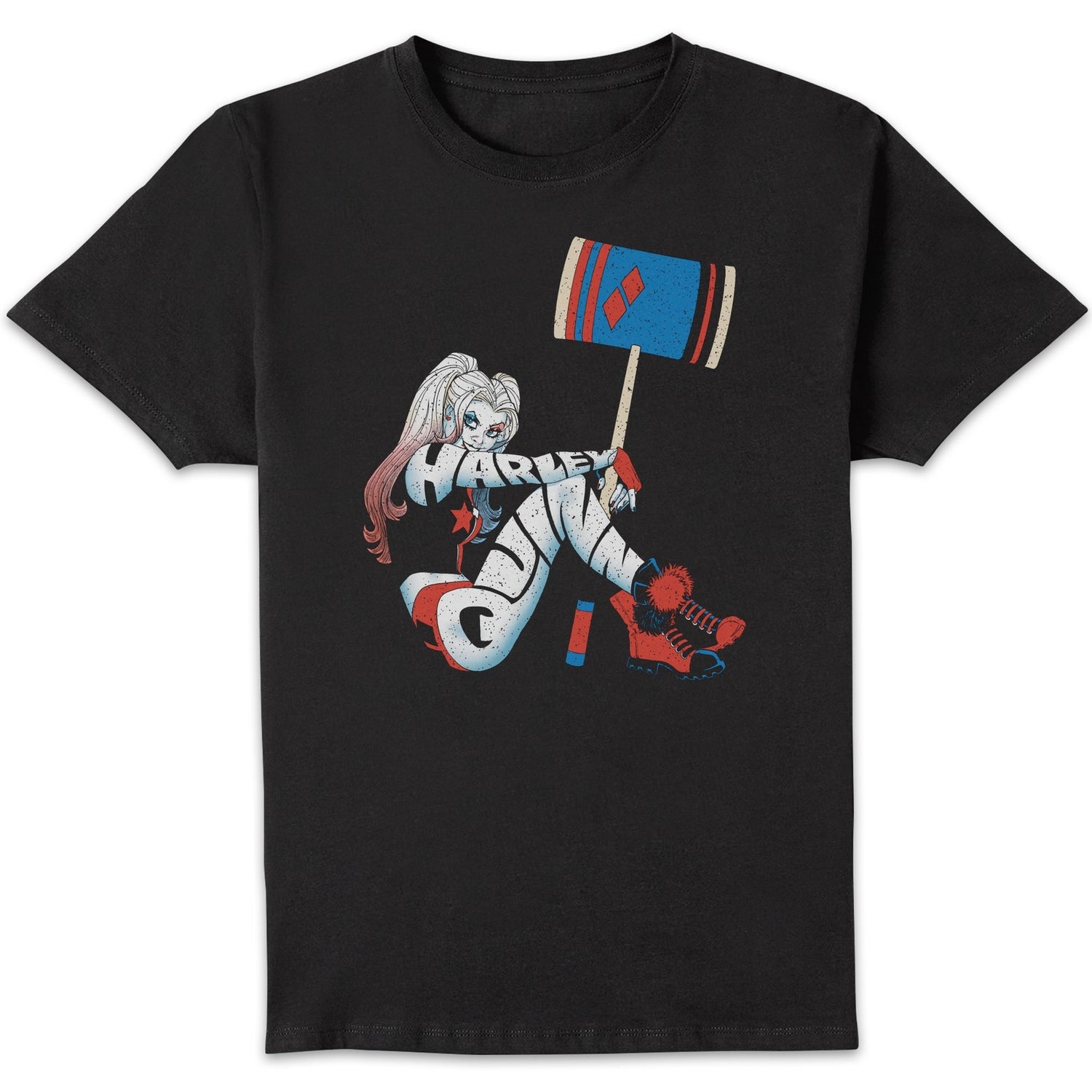 Batman Harley Quinn Smoking Gun T Shirt - Medium-black - CA1239INPHB