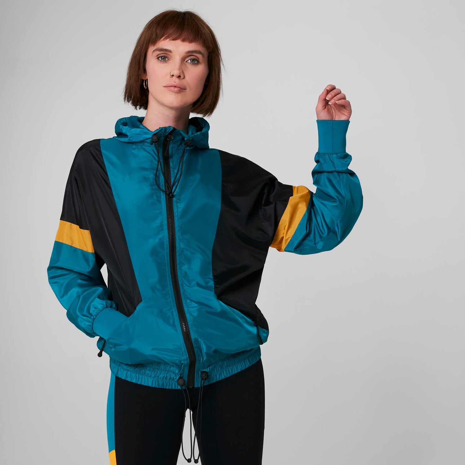 MP Colour Block Windbreaker Lagoon XS
