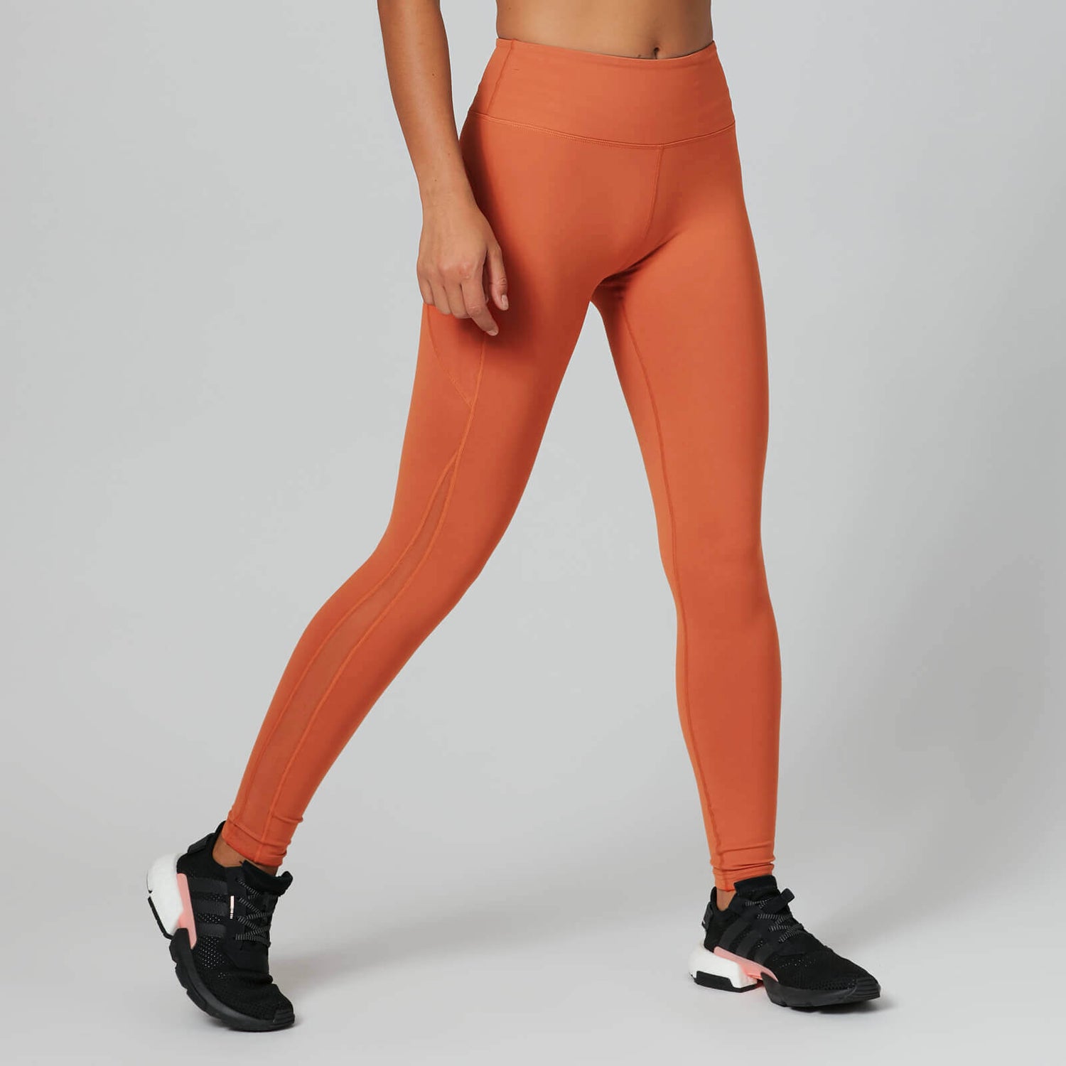 Vami Cotton Churidar Legging For Women's - Vibrant Orange | inwear.in