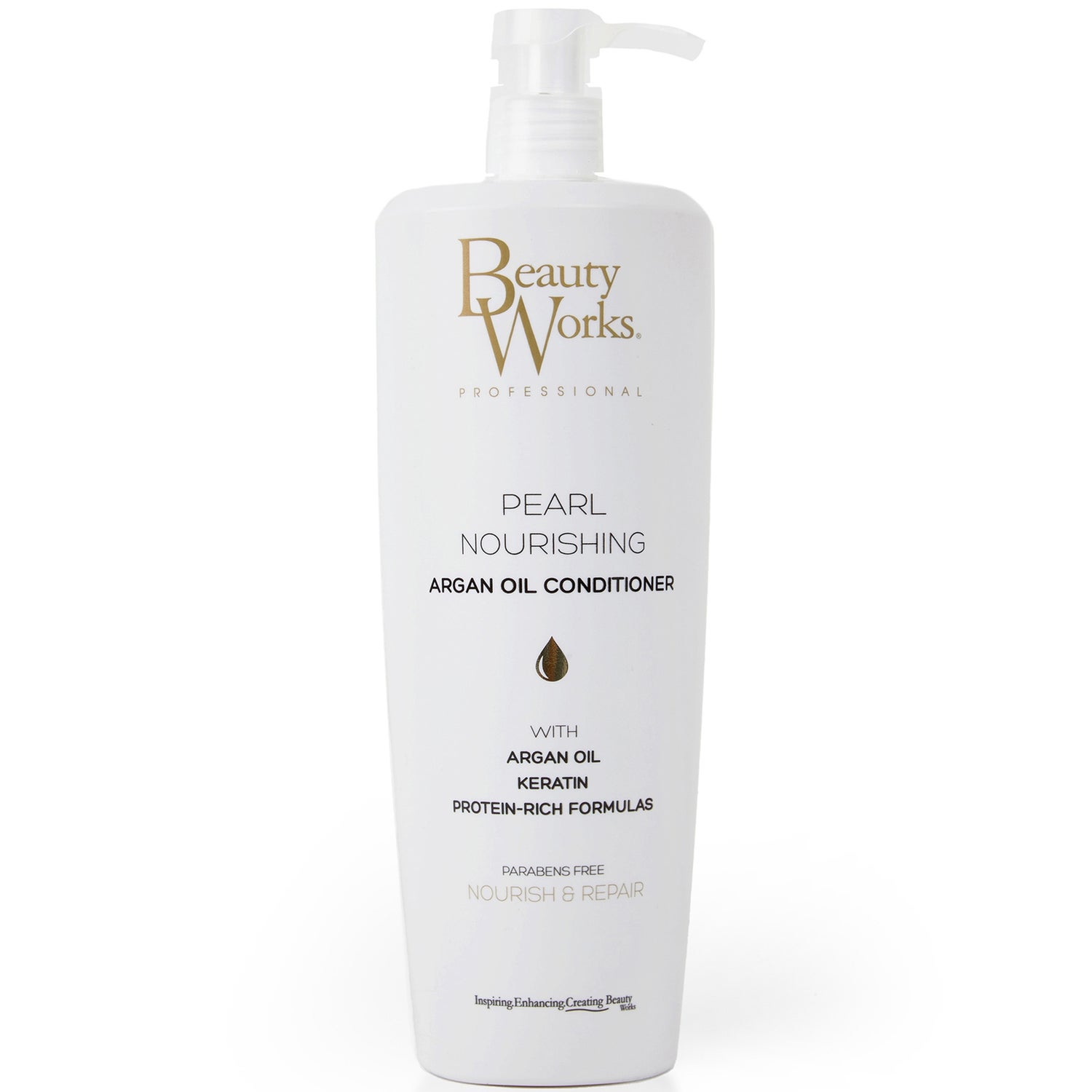 Beauty Works Pearl Nourishing Argan Oil Conditioner 1 Litre