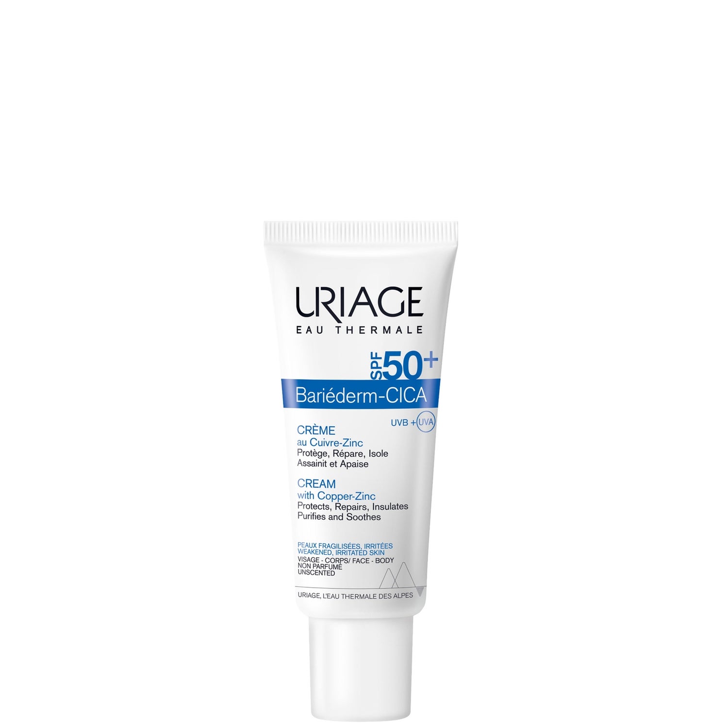 Uriage Bariéderm Cica-Cream with Copper-Zinc SPF50+ 40ml