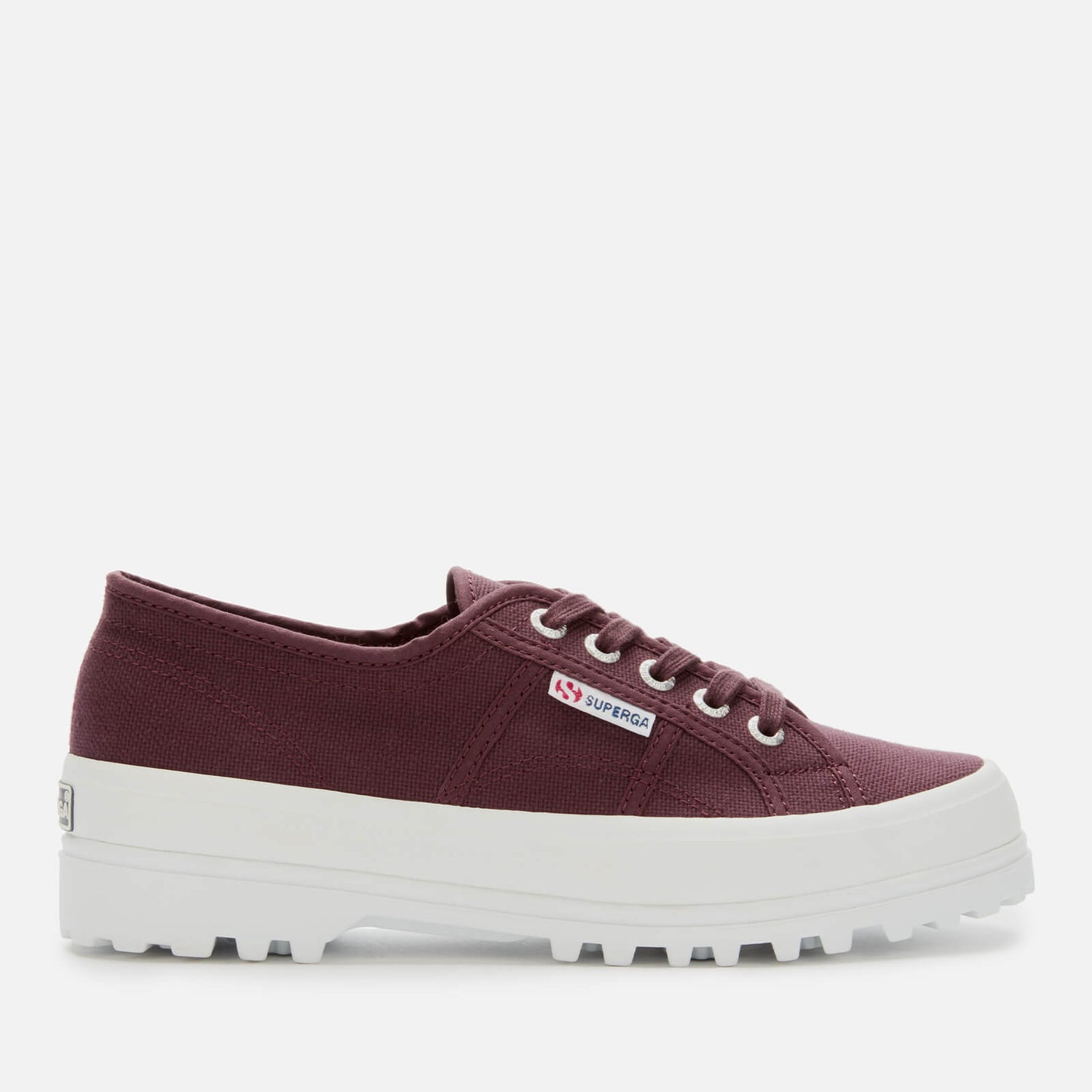 Superga Women s 2555 Cotu Alpina Trainers Red Dark Wine TheHut
