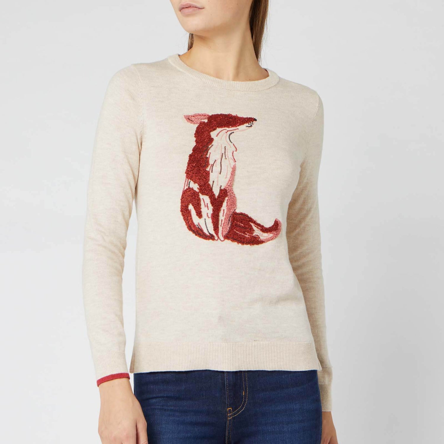 Joules knitwear fox sweater new arrivals
