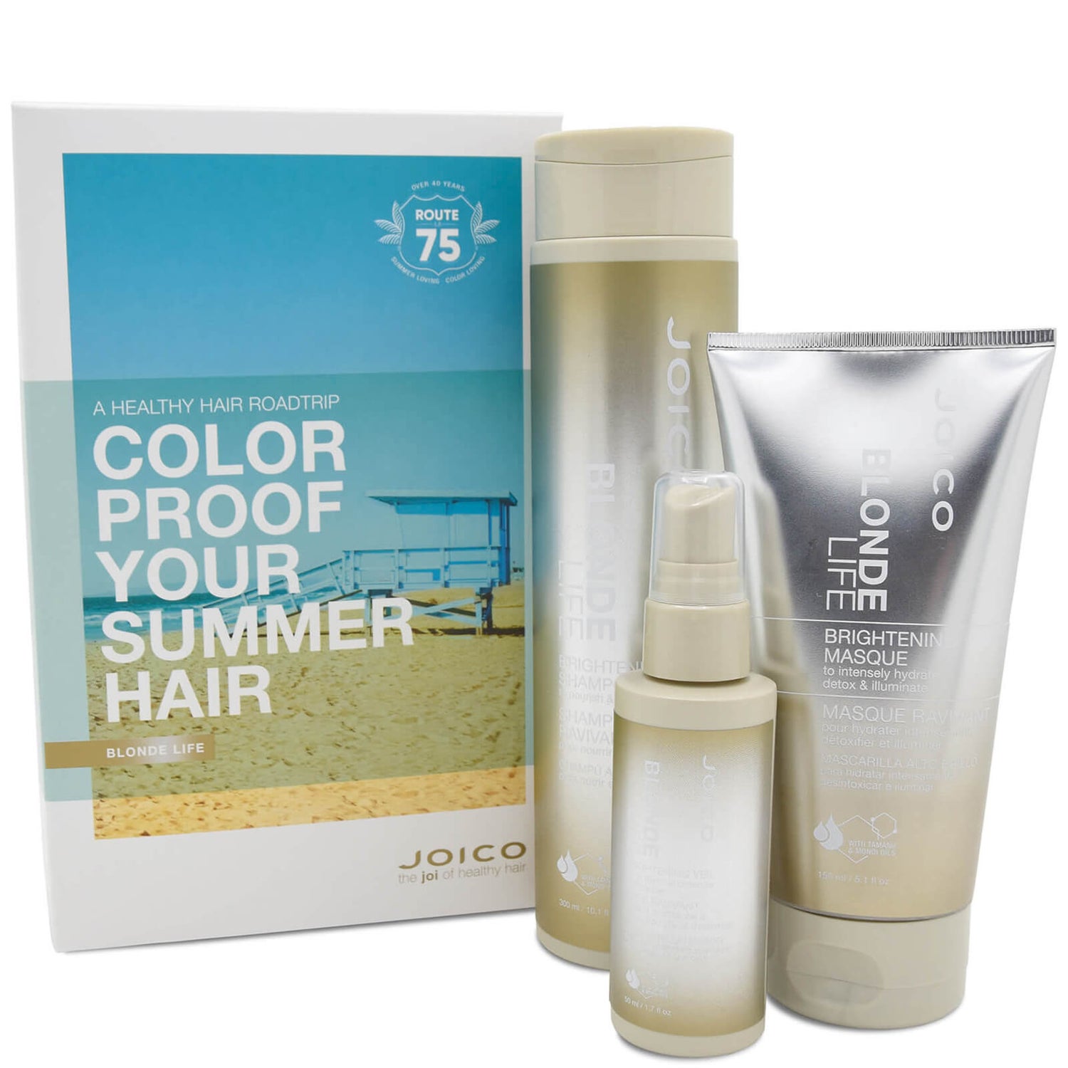 Joico Blonde Life Color Proof Your Summer Hair Trio Pack (Worth $49)